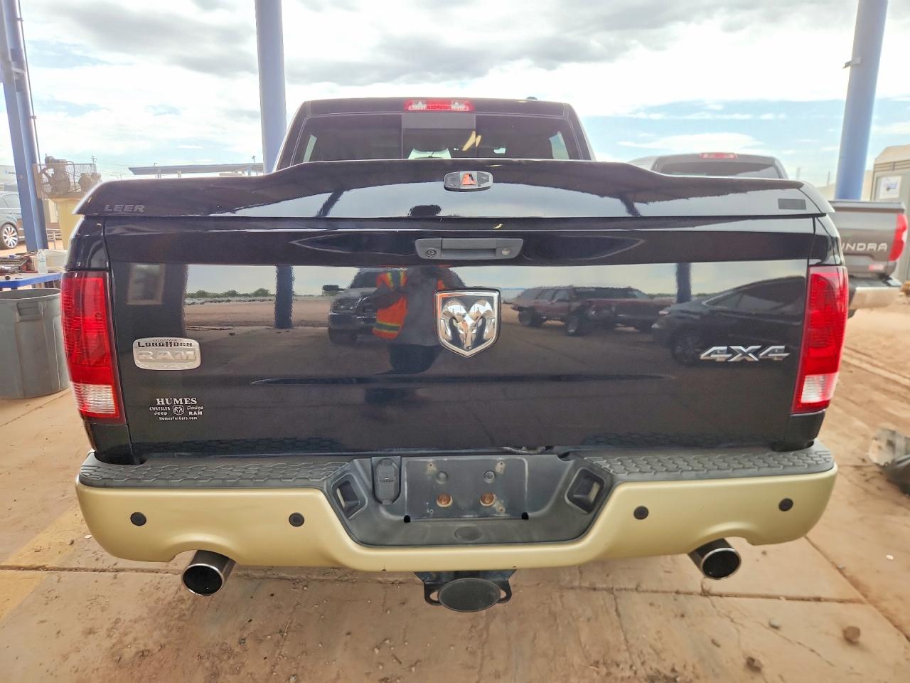 2012 Dodge Ram 1500 Longhorn Black vin: 1C6RD7PT7CS293495