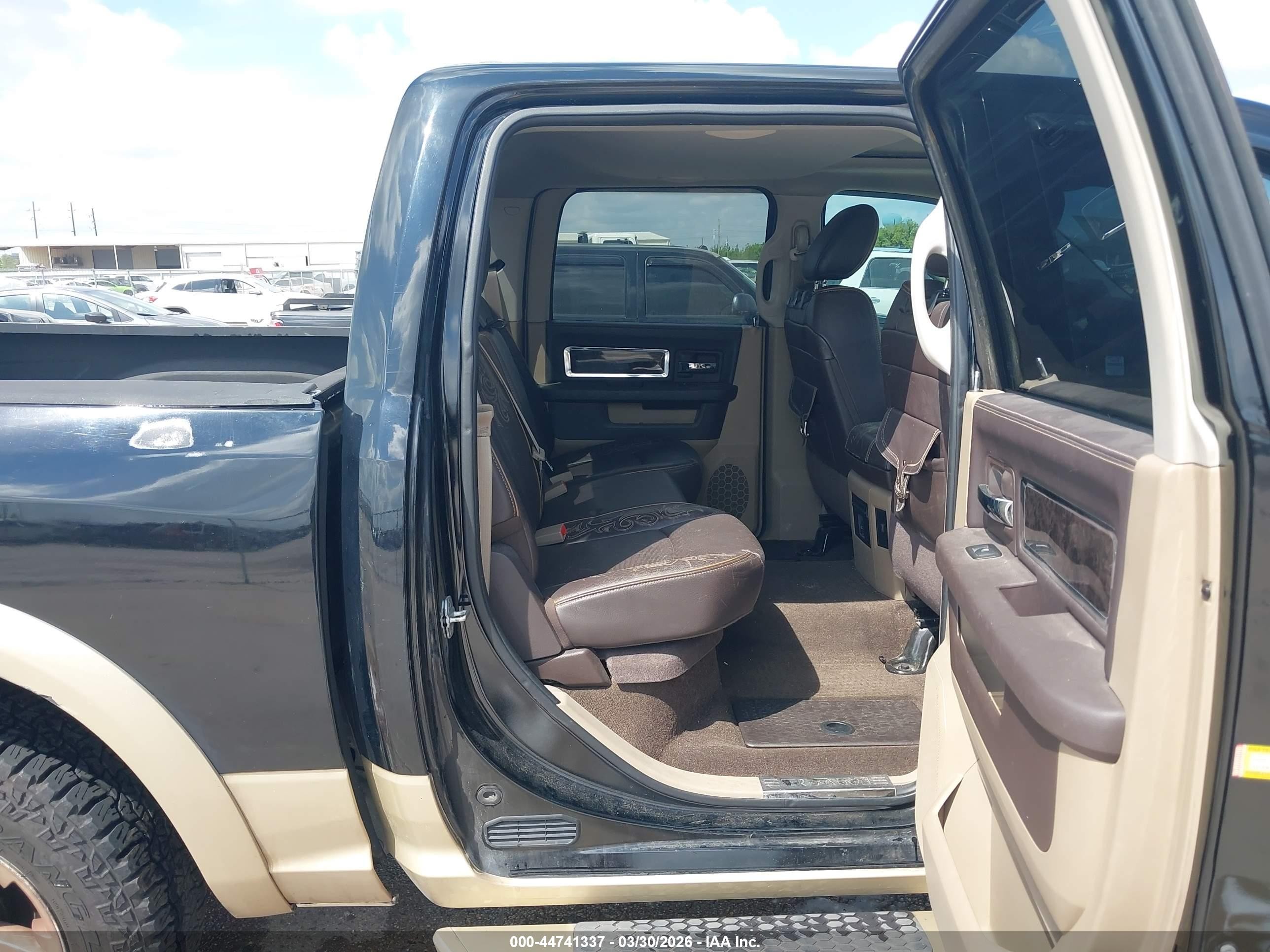 2012 Ram 1500 Laramie Longhorn/limited Edition Black vin: 1C6RD7PT8CS185290