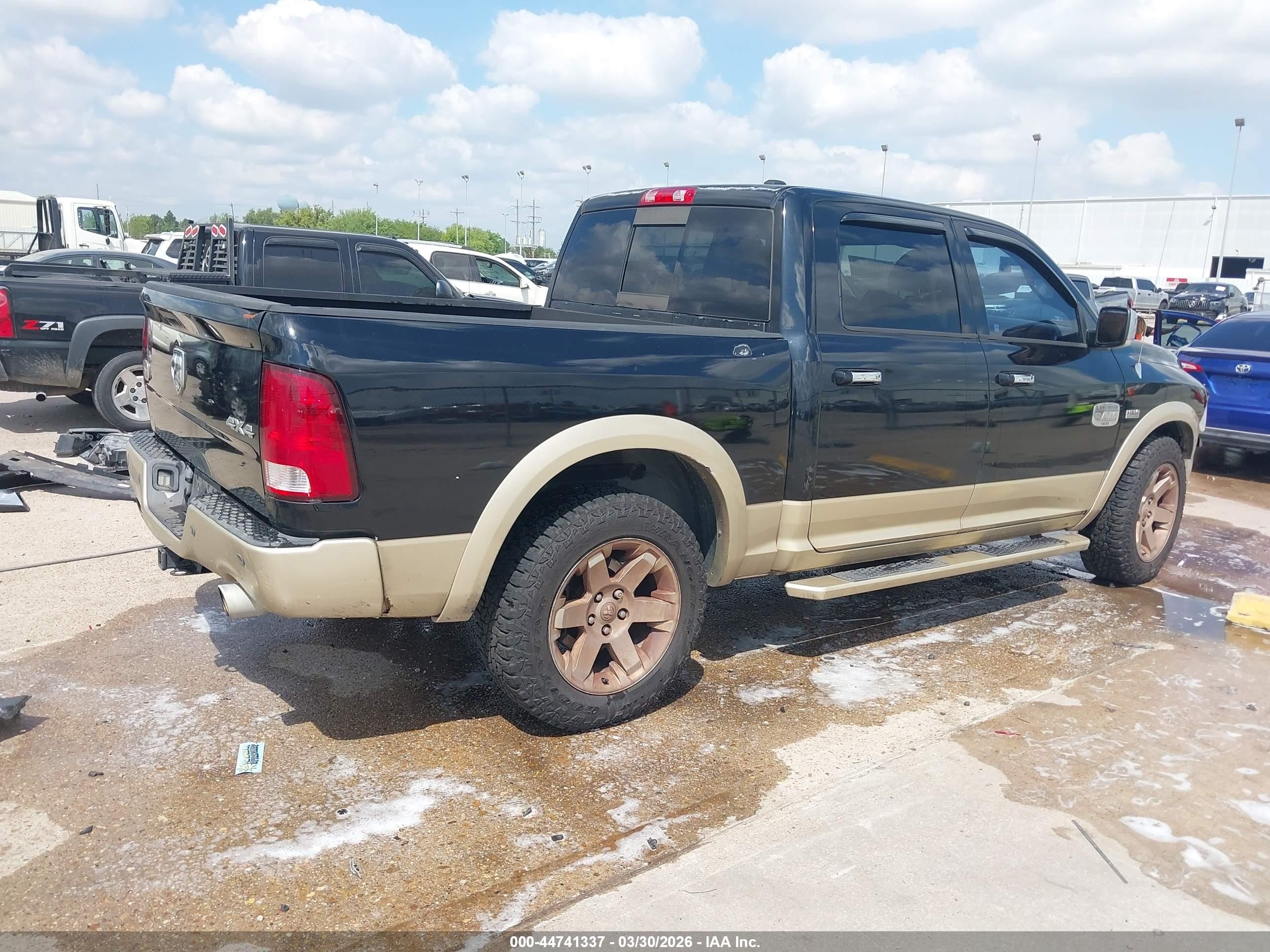 2012 Ram 1500 Laramie Longhorn/limited Edition Black vin: 1C6RD7PT8CS185290