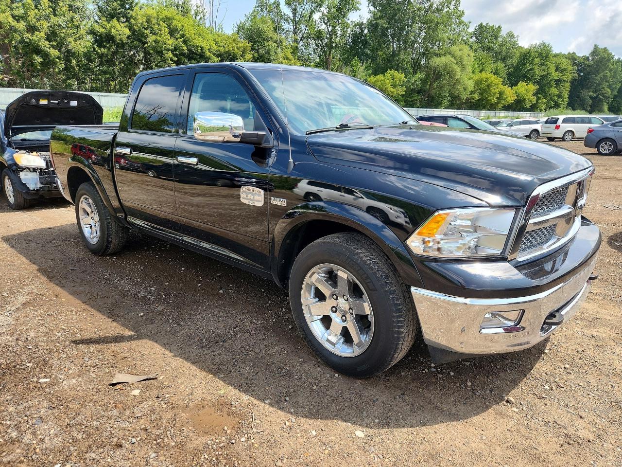2012 Dodge Ram 1500 Longhorn Черный vin: 1C6RD7PT8CS275524