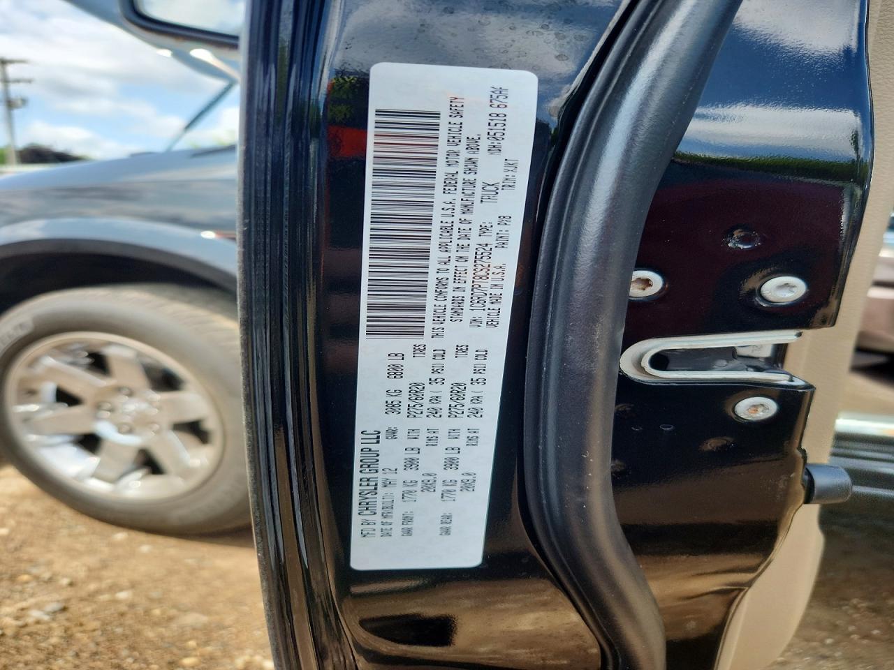 2012 Dodge Ram 1500 Longhorn Черный vin: 1C6RD7PT8CS275524