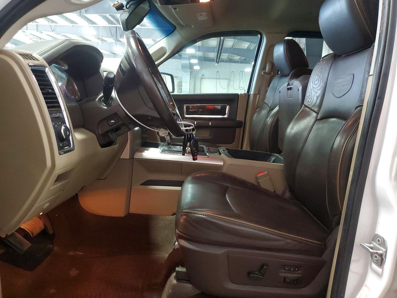 2012 Dodge Ram 1500 Longhorn White vin: 1C6RD7PT9CS257615