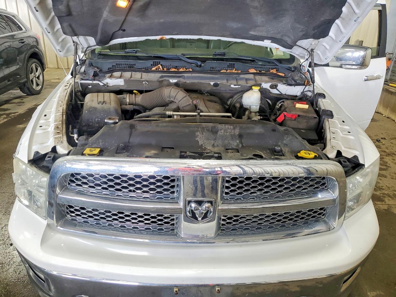 2012 Dodge Ram 1500 Longhorn White vin: 1C6RD7PT9CS257615