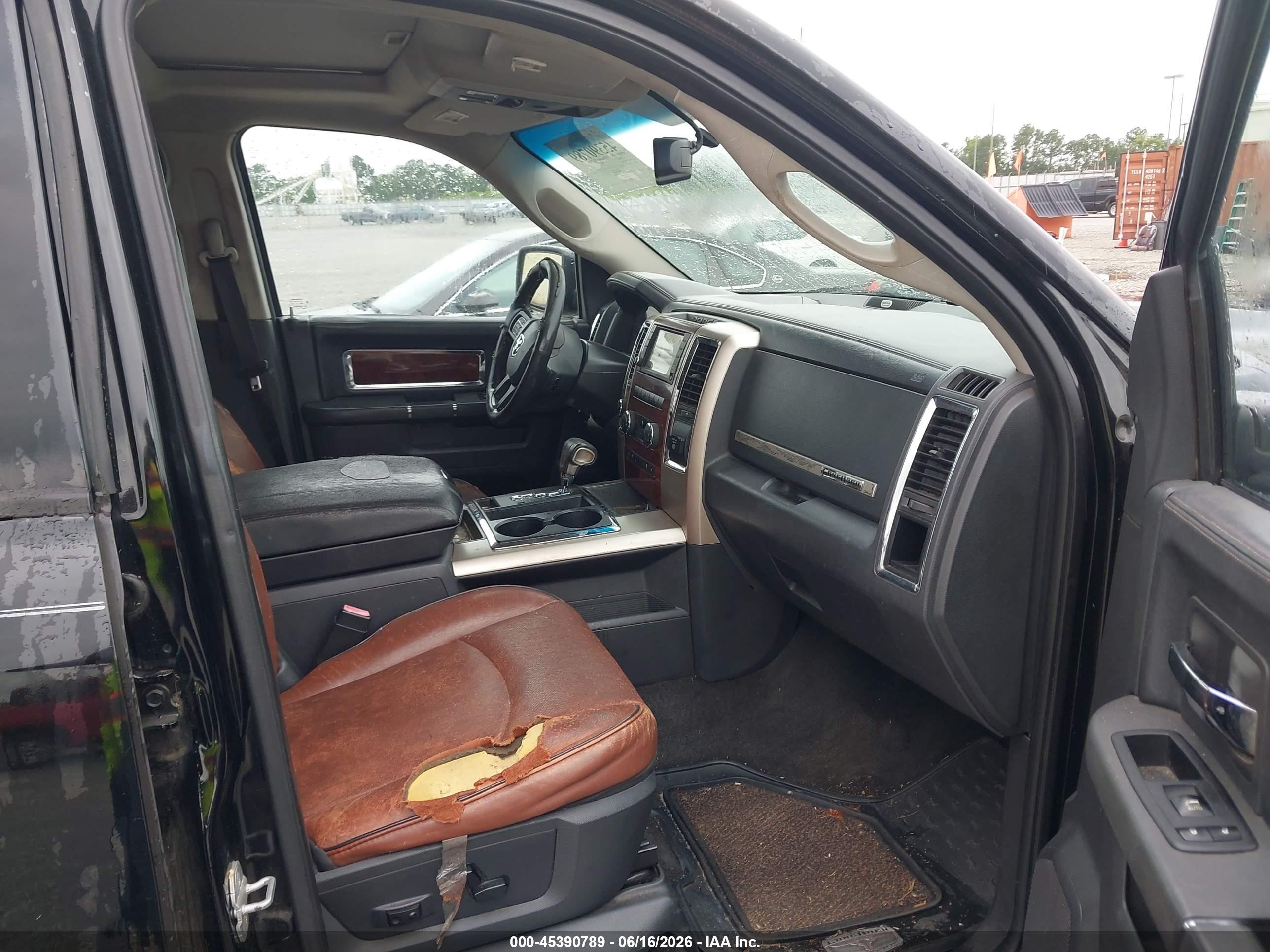 2012 Ram 1500 Laramie Longhorn/limited Edition Black vin: 1C6RD7PT9CS343510