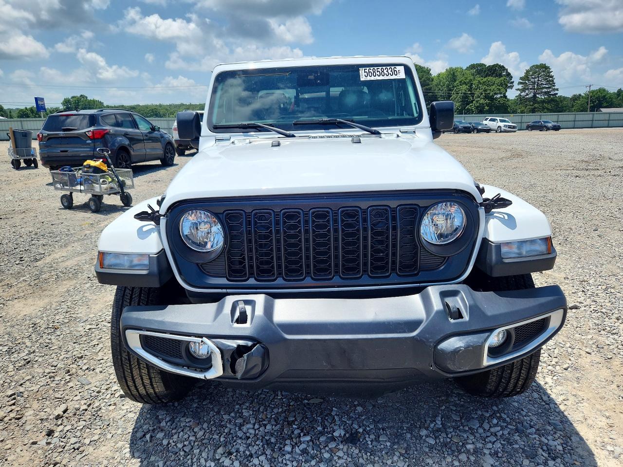 2025 Jeep Gladiator Sport Белый vin: 1C6RJTAG9SL522345