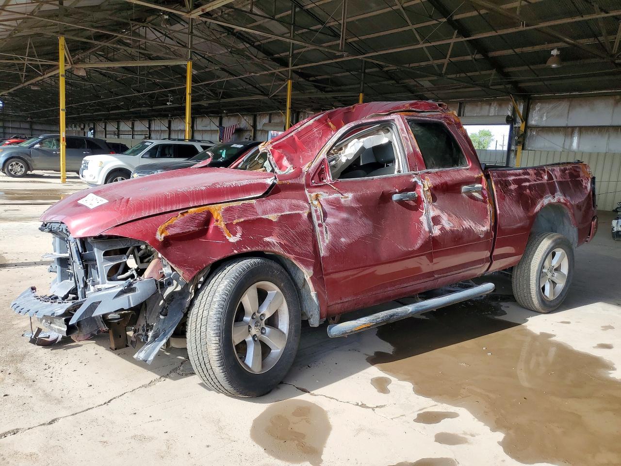 2015 Ram 1500 St Темно-бордовый vin: 1C6RR6FG0FS735179