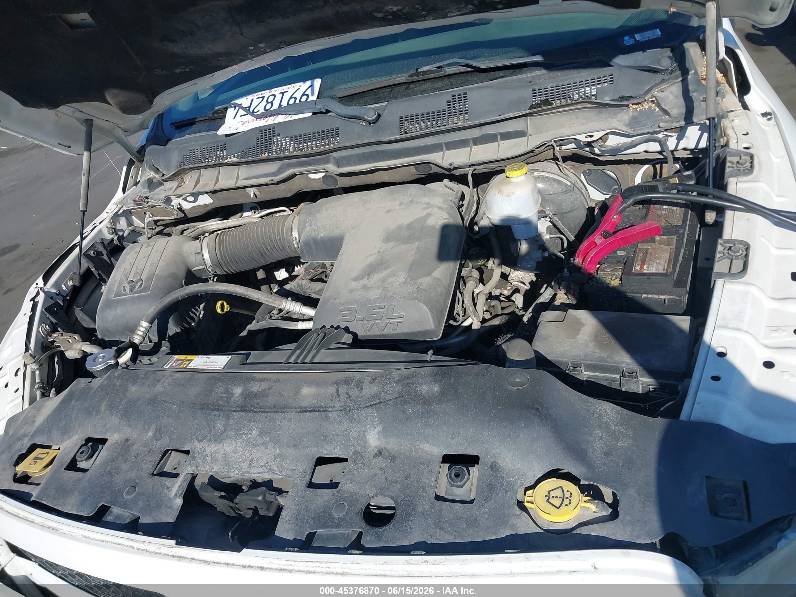 2014 Ram 1500 Tradesman White vin: 1C6RR6FG1ES441224