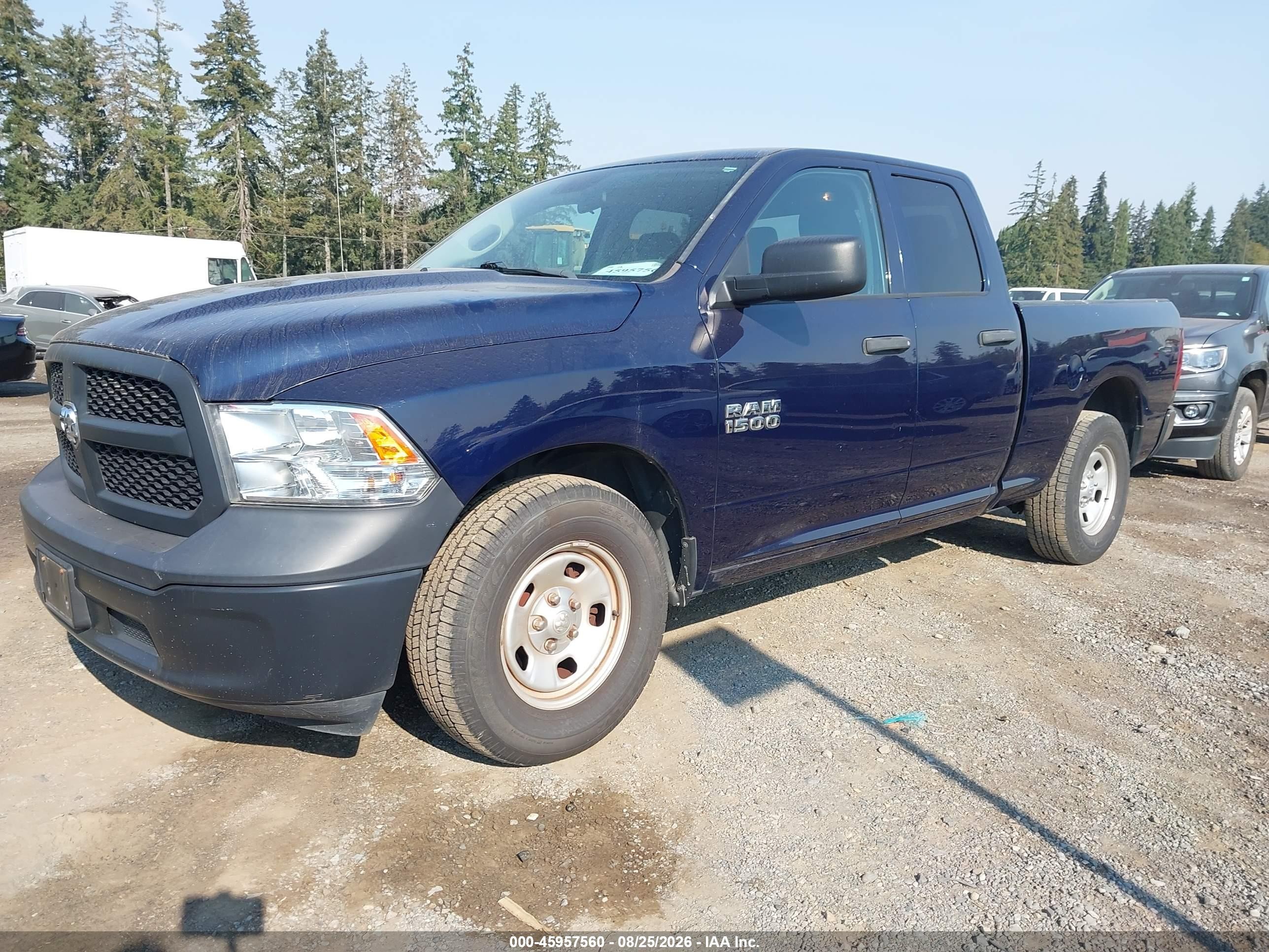 2017 Ram 1500 Tradesman  4x2 6'4 Box Blue vin: 1C6RR6FG2HS833276