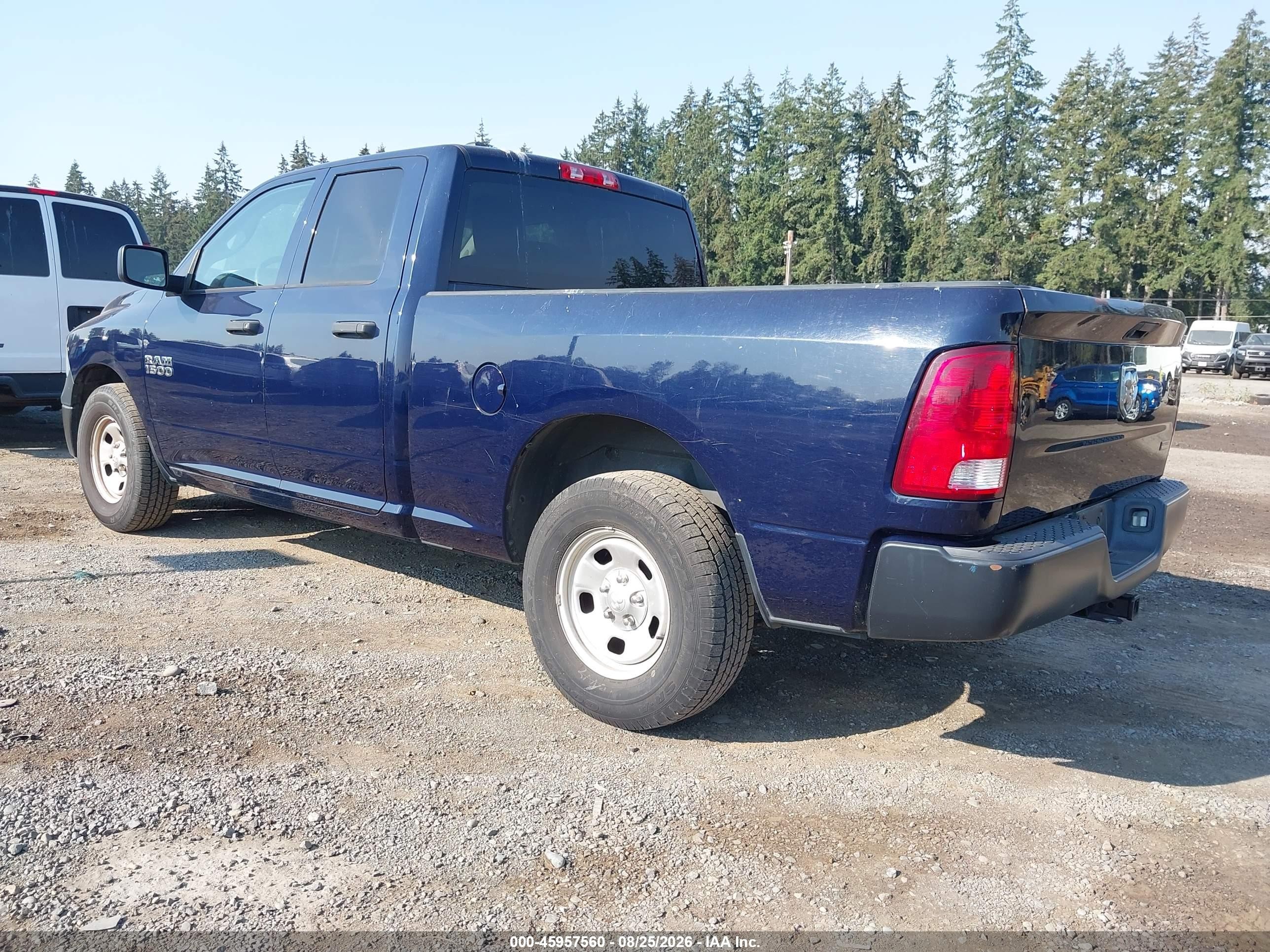 2017 Ram 1500 Tradesman  4x2 6'4 Box Blue vin: 1C6RR6FG2HS833276