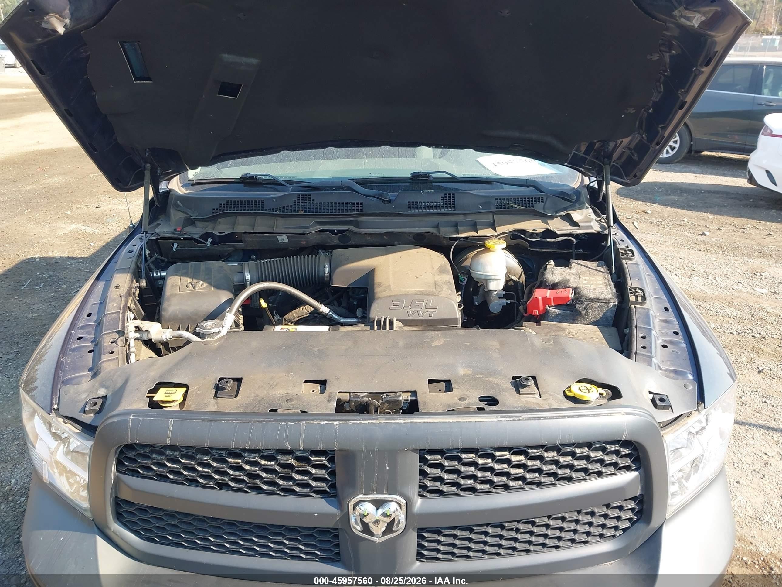 2017 Ram 1500 Tradesman  4x2 6'4 Box Blue vin: 1C6RR6FG2HS833276