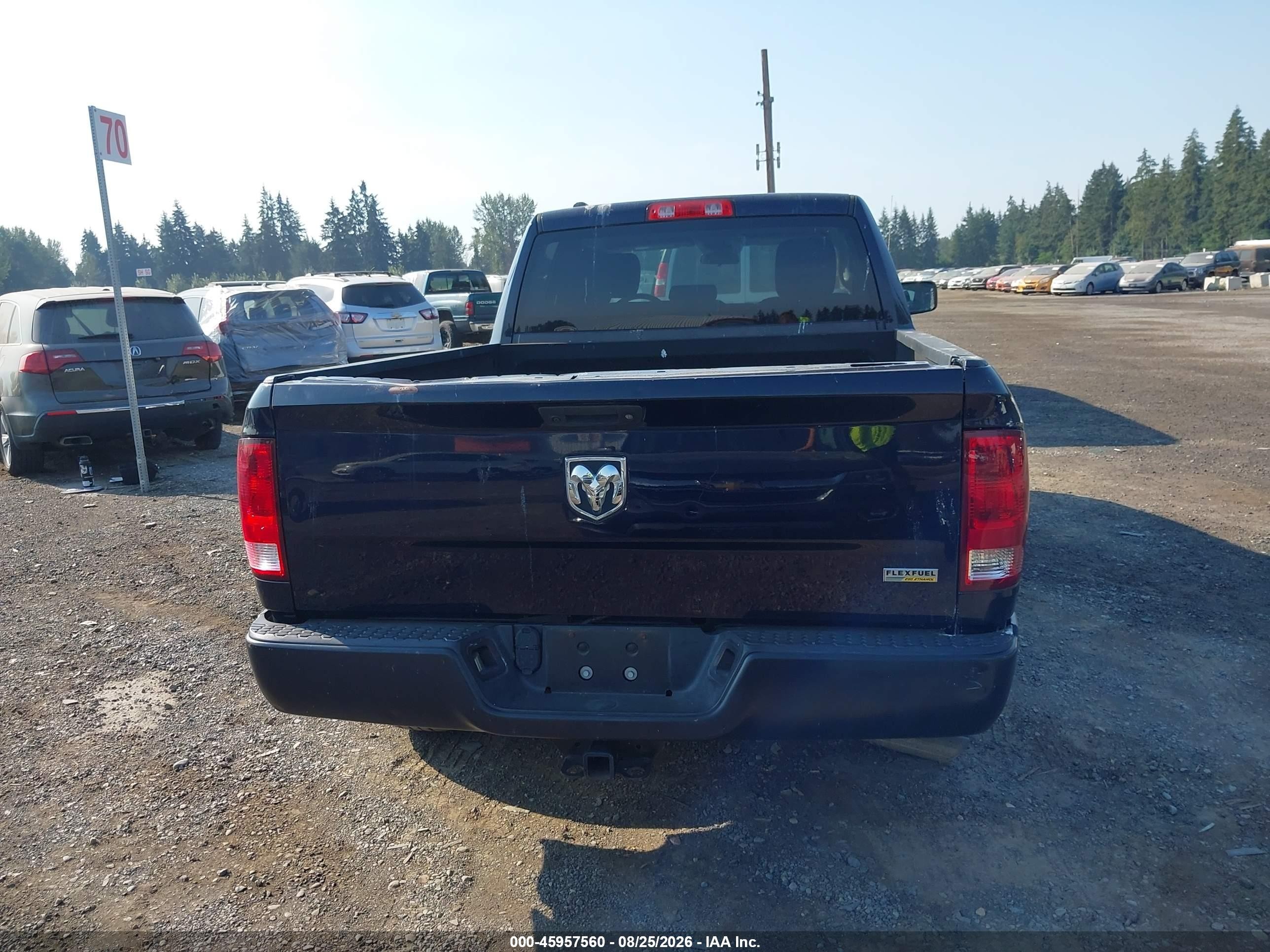 2017 Ram 1500 Tradesman  4x2 6'4 Box Blue vin: 1C6RR6FG2HS833276