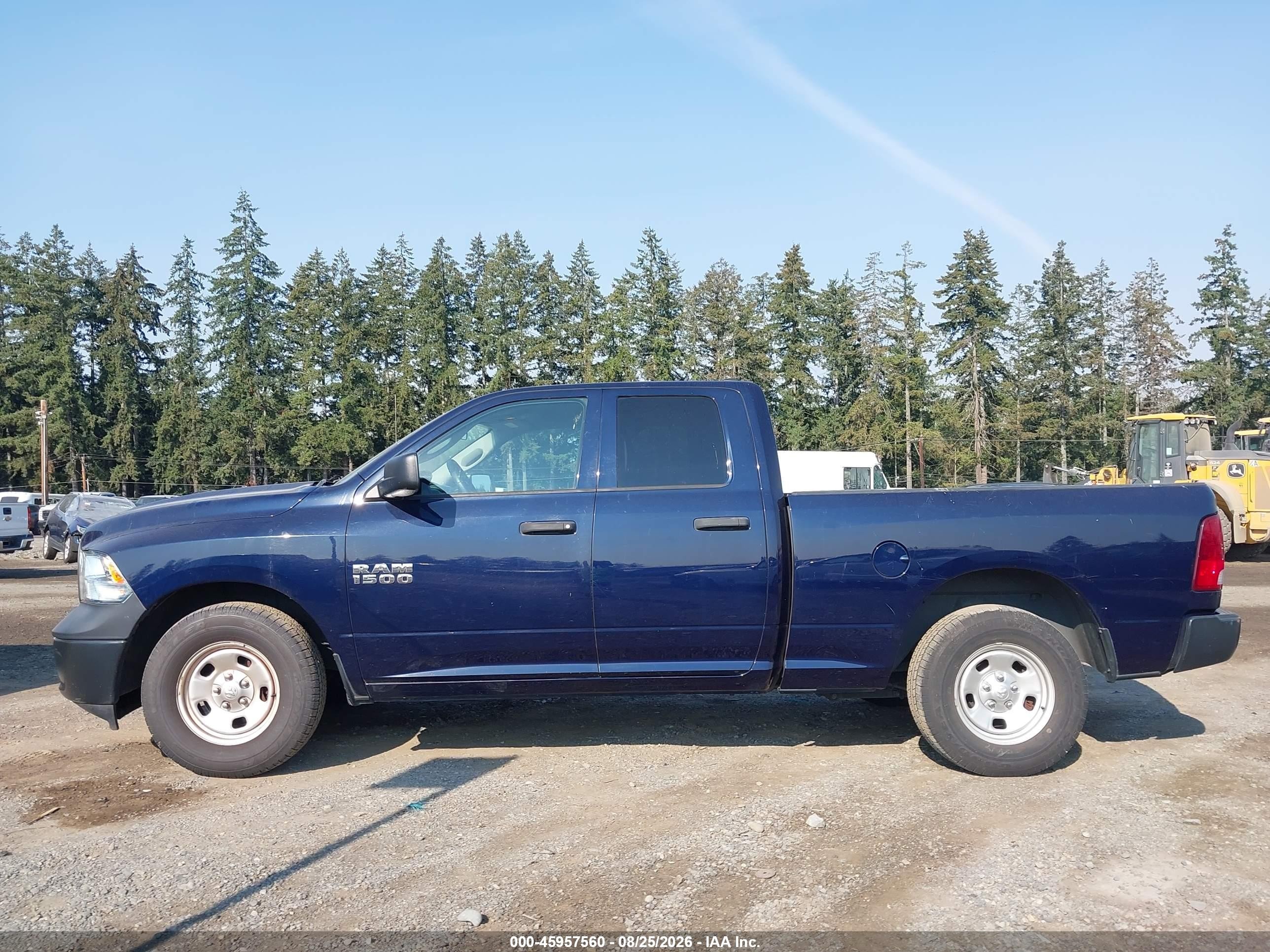 2017 Ram 1500 Tradesman  4x2 6'4 Box Blue vin: 1C6RR6FG2HS833276
