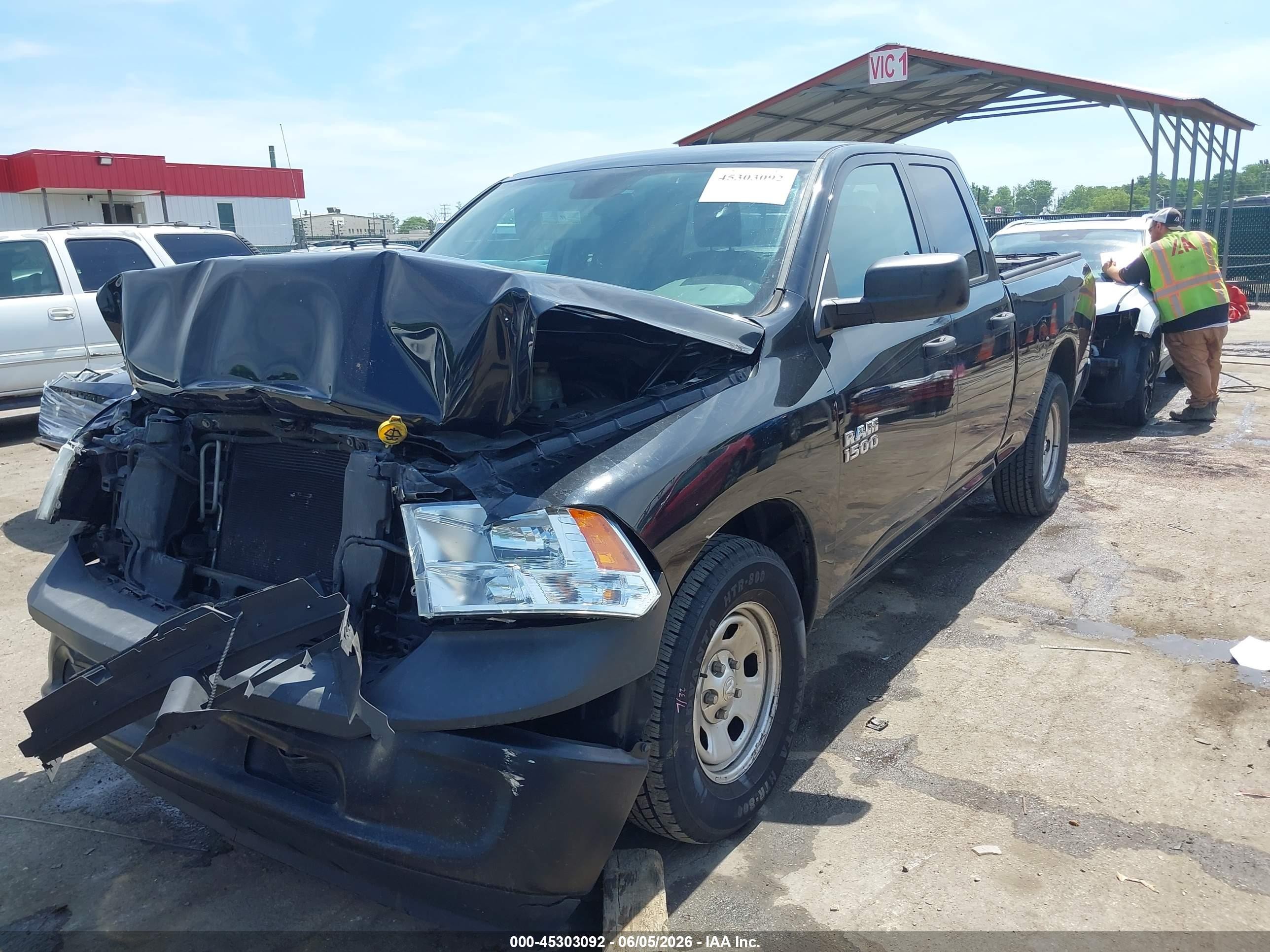2014 Ram 1500 Tradesman Black vin: 1C6RR6FG3ES128501