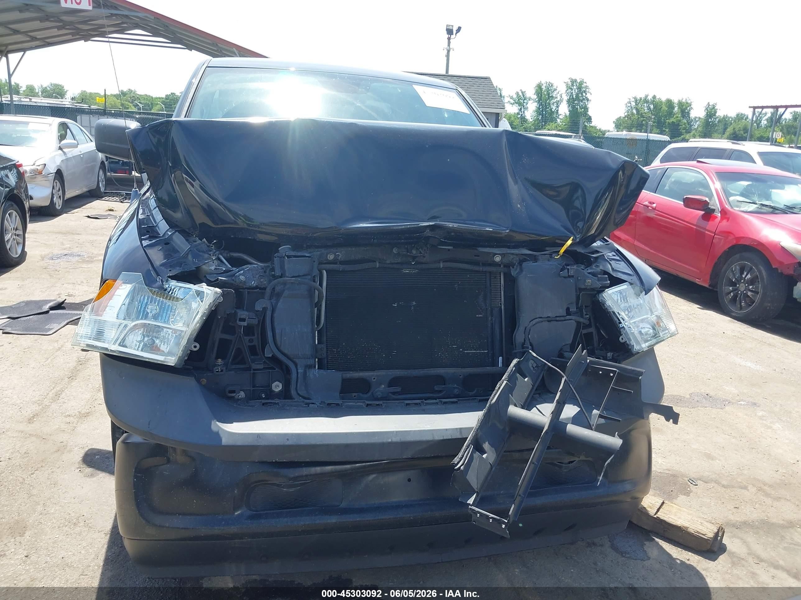 2014 Ram 1500 Tradesman Black vin: 1C6RR6FG3ES128501