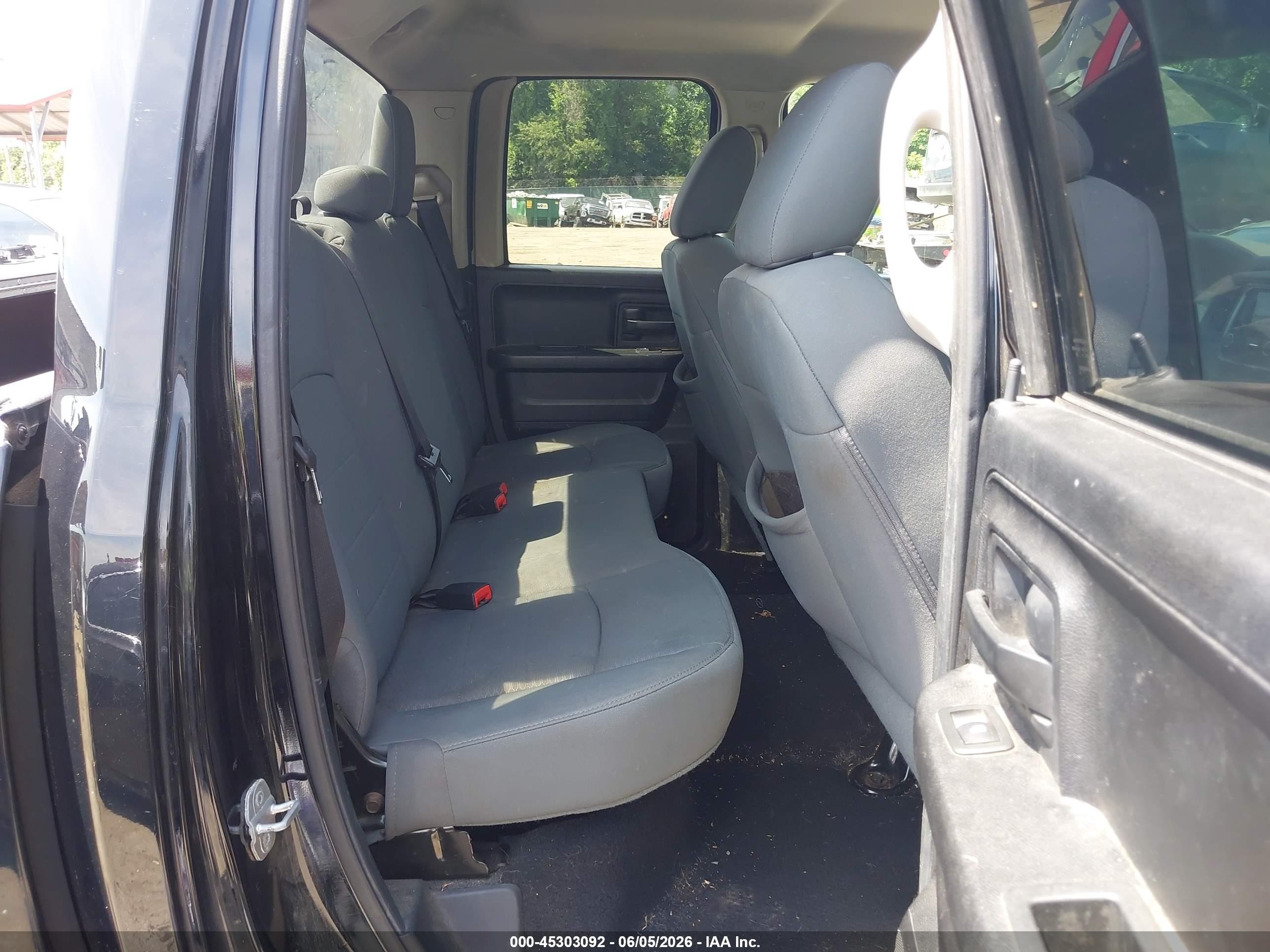 2014 Ram 1500 Tradesman Black vin: 1C6RR6FG3ES128501