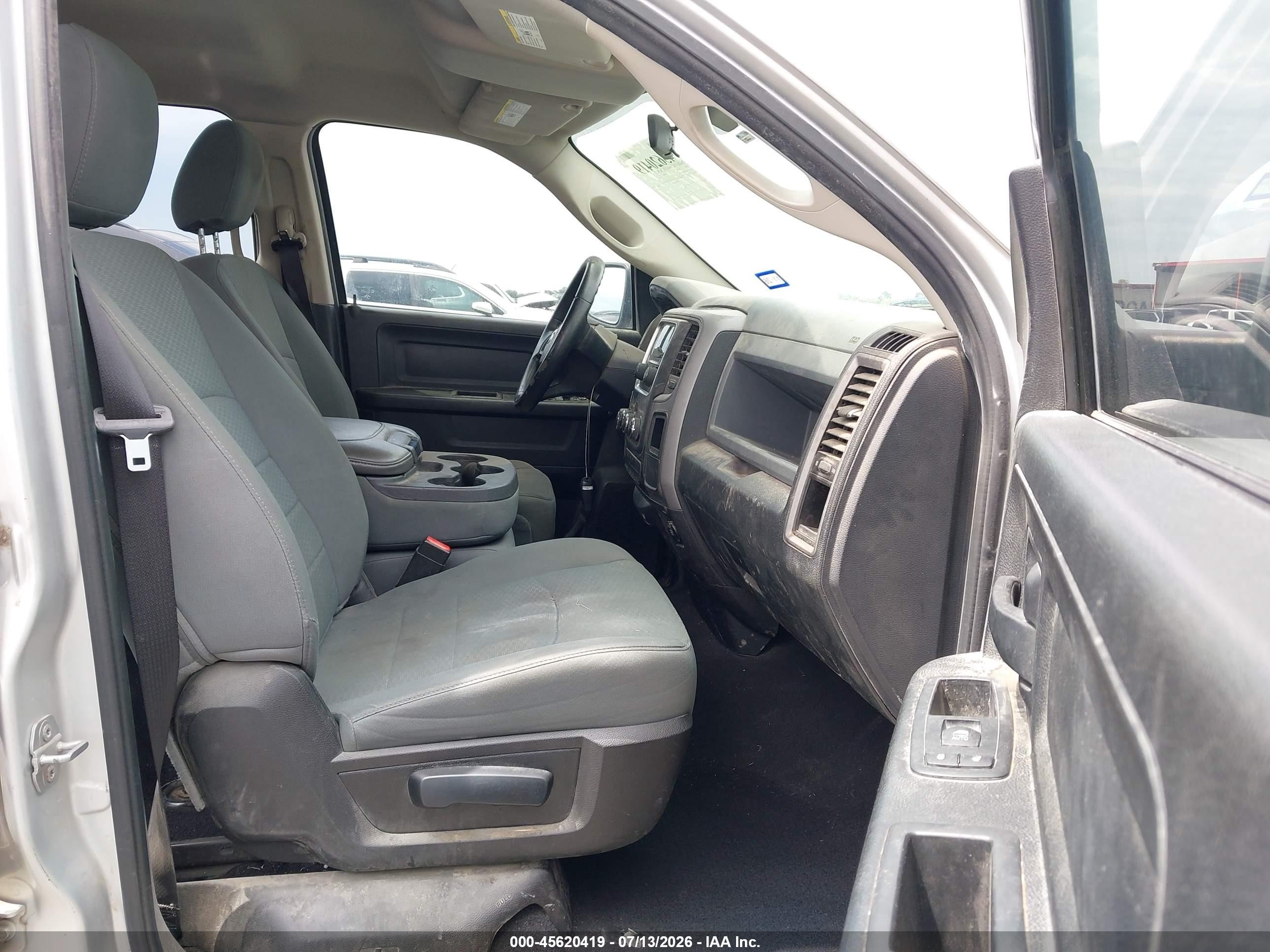 2014 Ram 1500 Tradesman Silver vin: 1C6RR6FG3ES453780