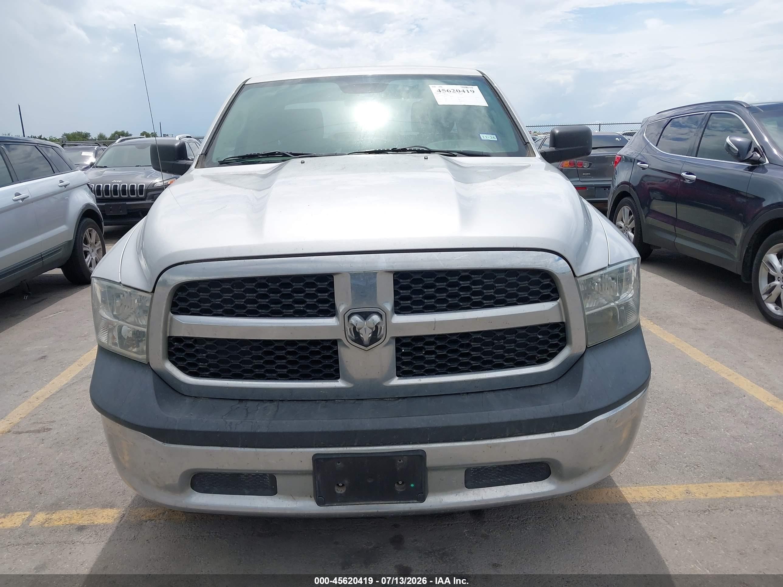 2014 Ram 1500 Tradesman Silver vin: 1C6RR6FG3ES453780