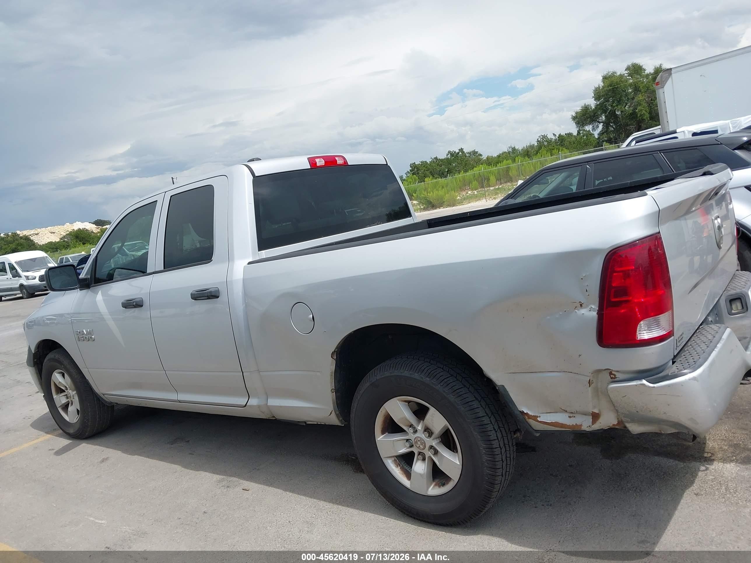 2014 Ram 1500 Tradesman Silver vin: 1C6RR6FG3ES453780