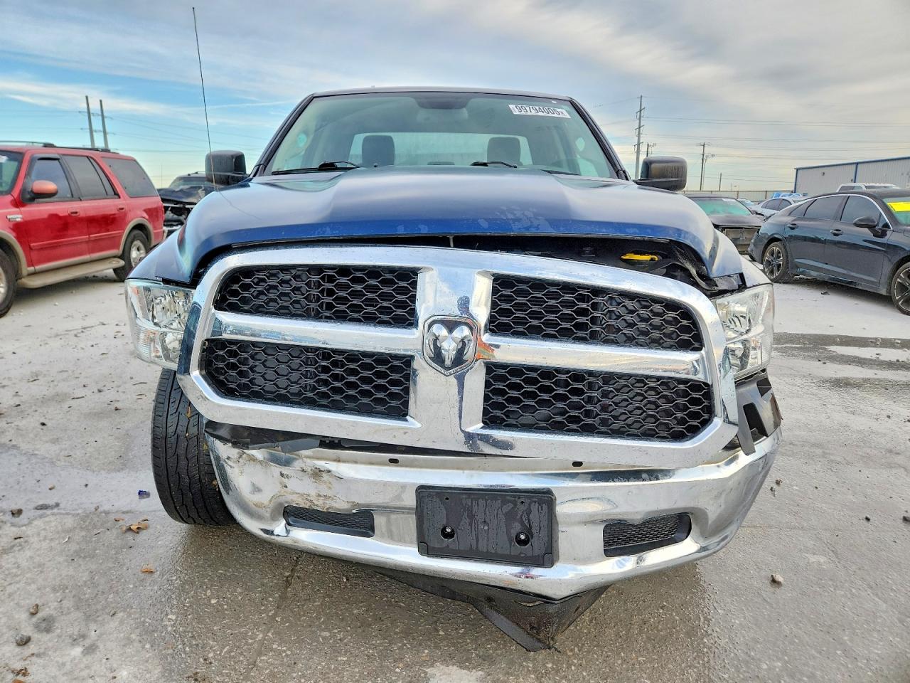 2019 Ram 1500 Classic Tradesman Blue vin: 1C6RR6FG3KS629254