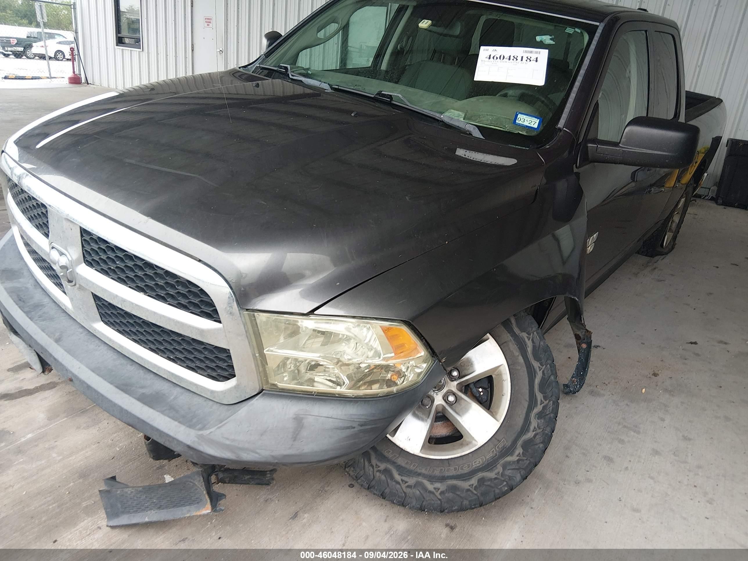 2014 Ram 1500 Tradesman Серый vin: 1C6RR6FG4ES454825