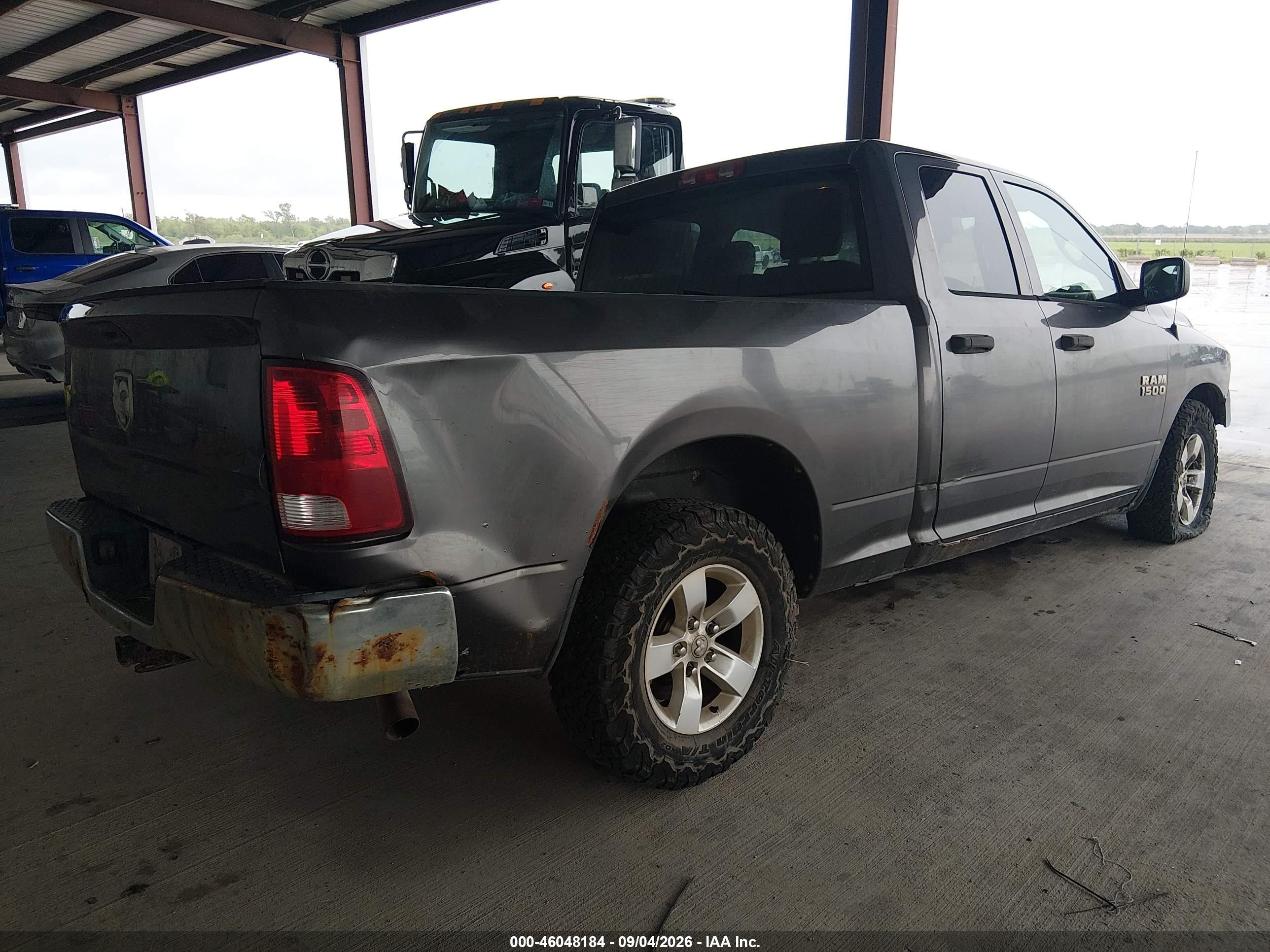 2014 Ram 1500 Tradesman Серый vin: 1C6RR6FG4ES454825
