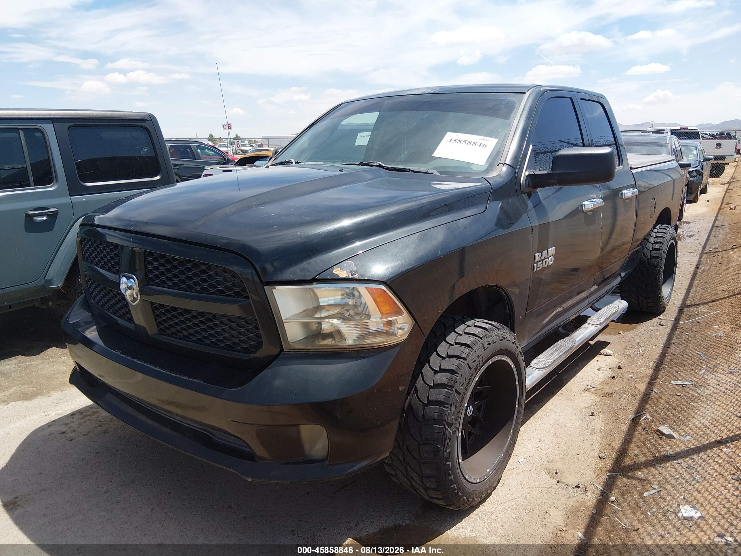 2015 Ram 1500 Express Black vin: 1C6RR6FG4FS709507