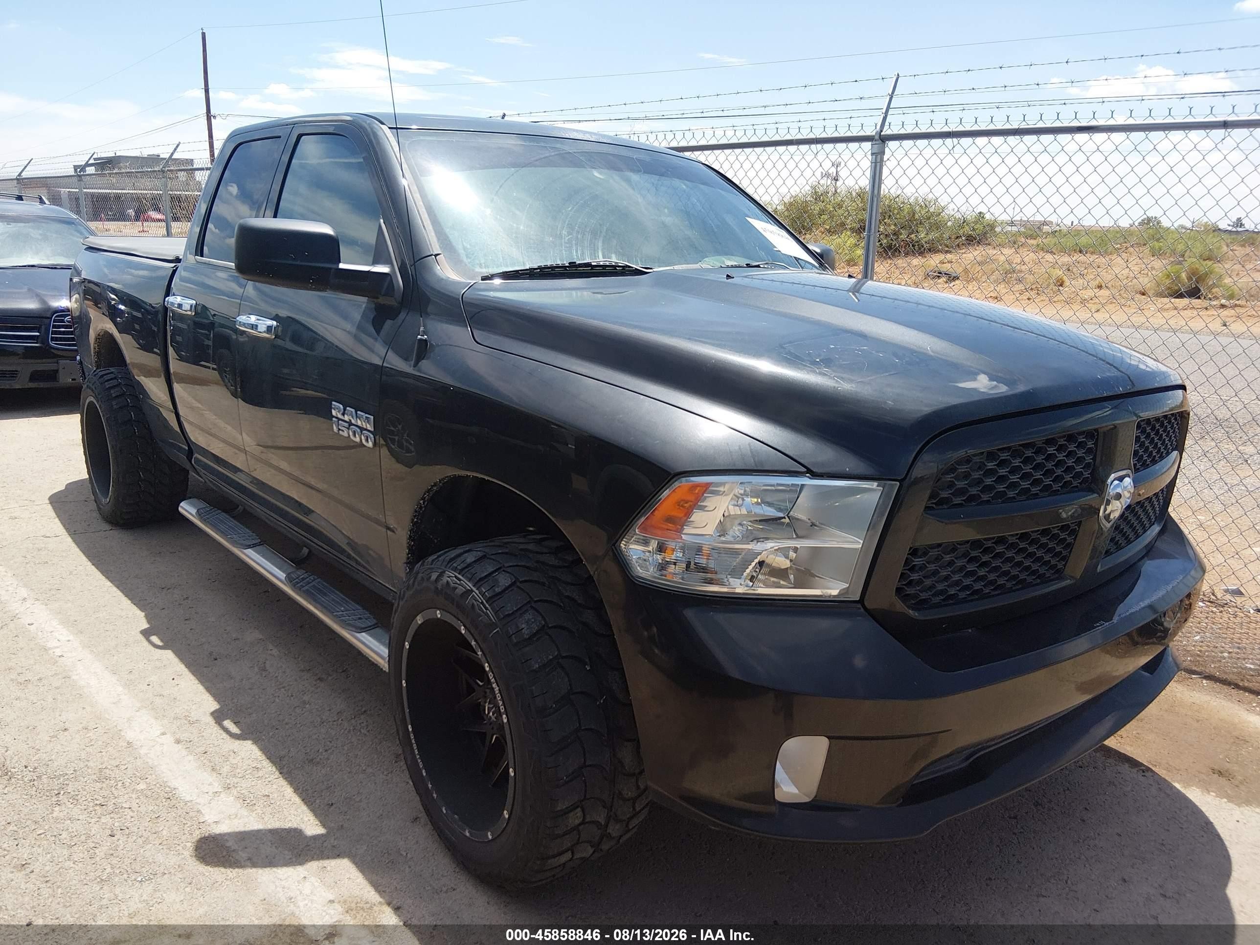 2015 Ram 1500 Express Black vin: 1C6RR6FG4FS709507