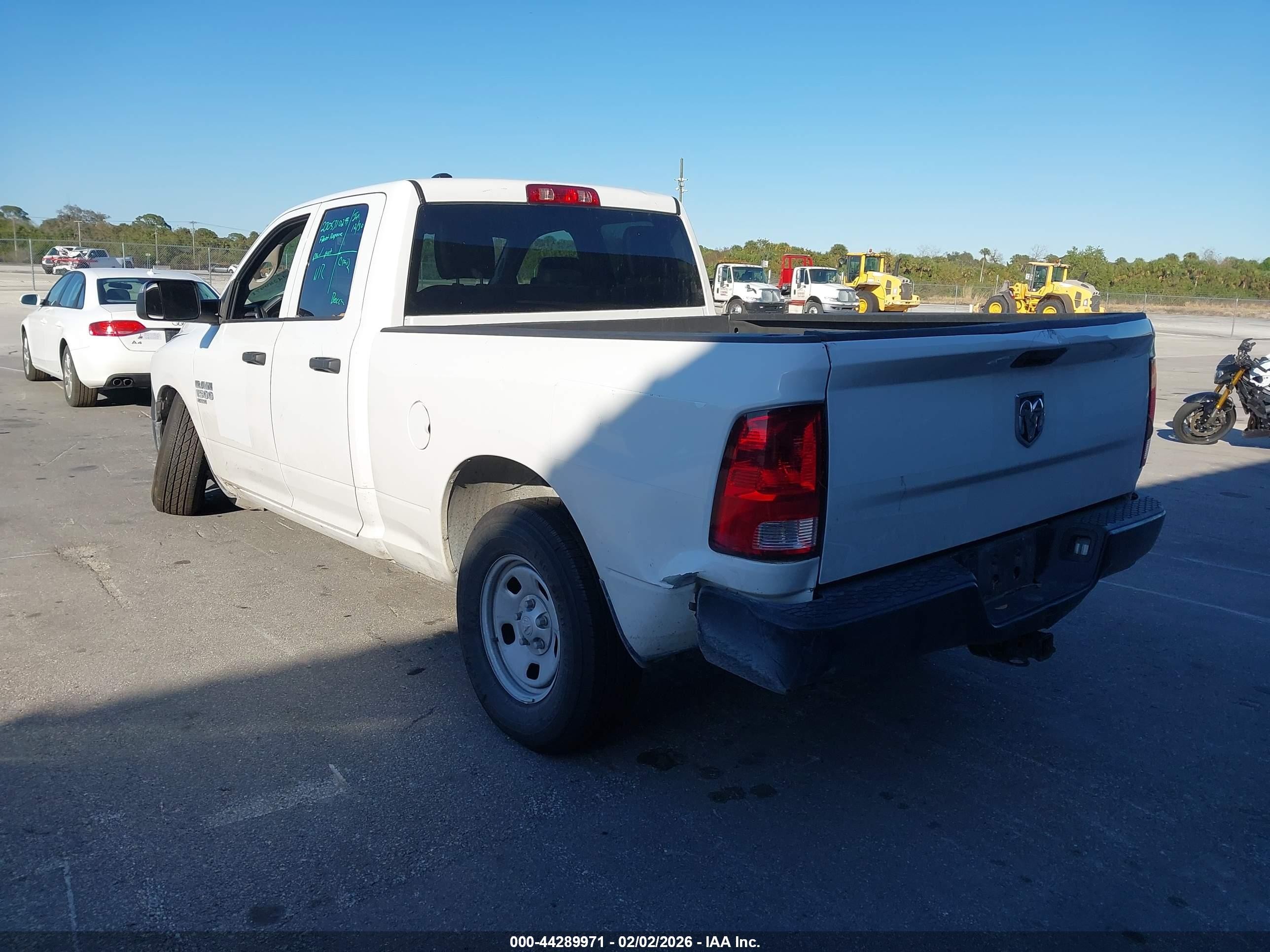 2023 Ram 1500 Classic Tradesman  4x2 6'4 Box White vin: 1C6RR6FG4PS592948