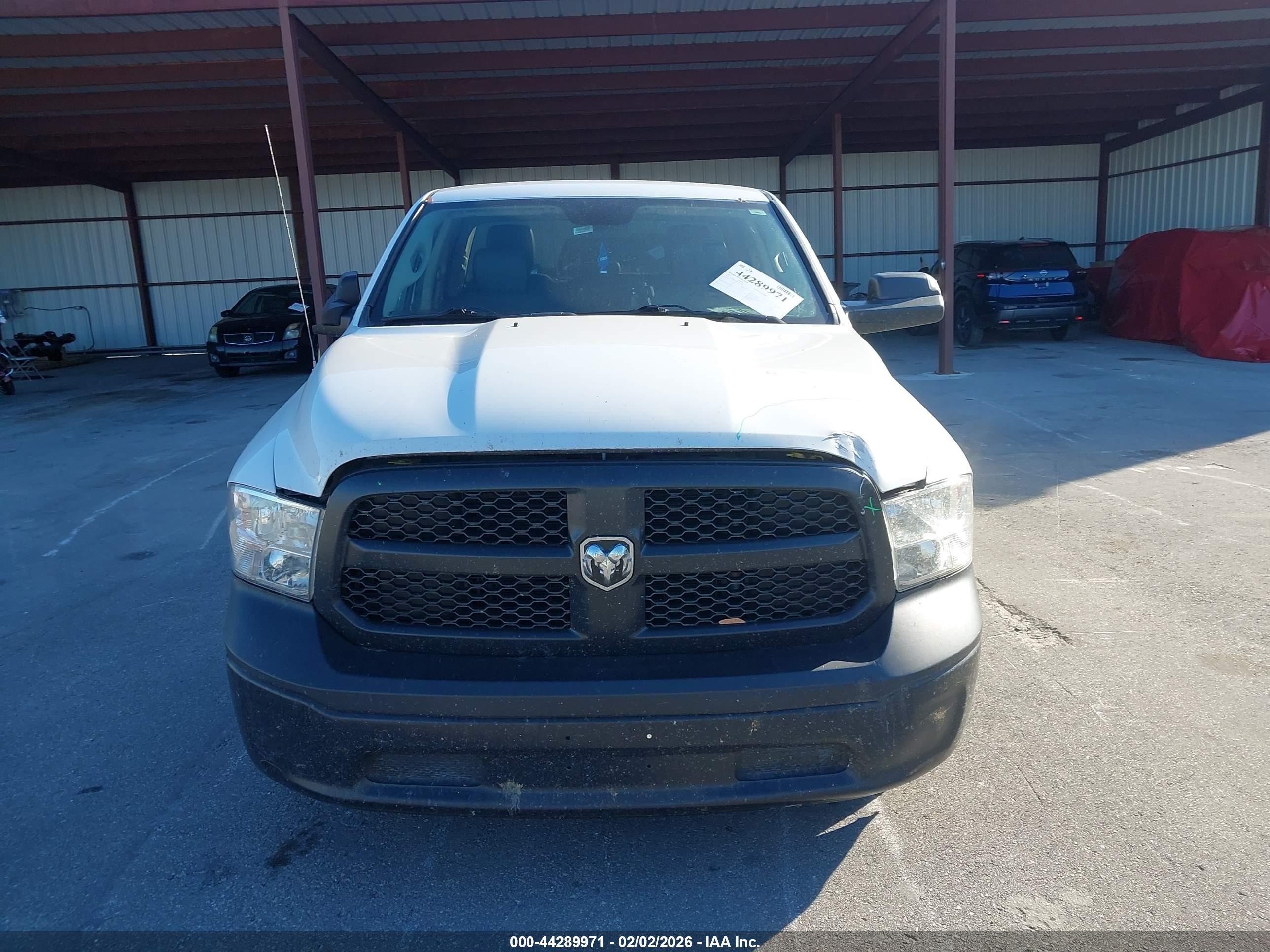 2023 Ram 1500 Classic Tradesman  4x2 6'4 Box White vin: 1C6RR6FG4PS592948