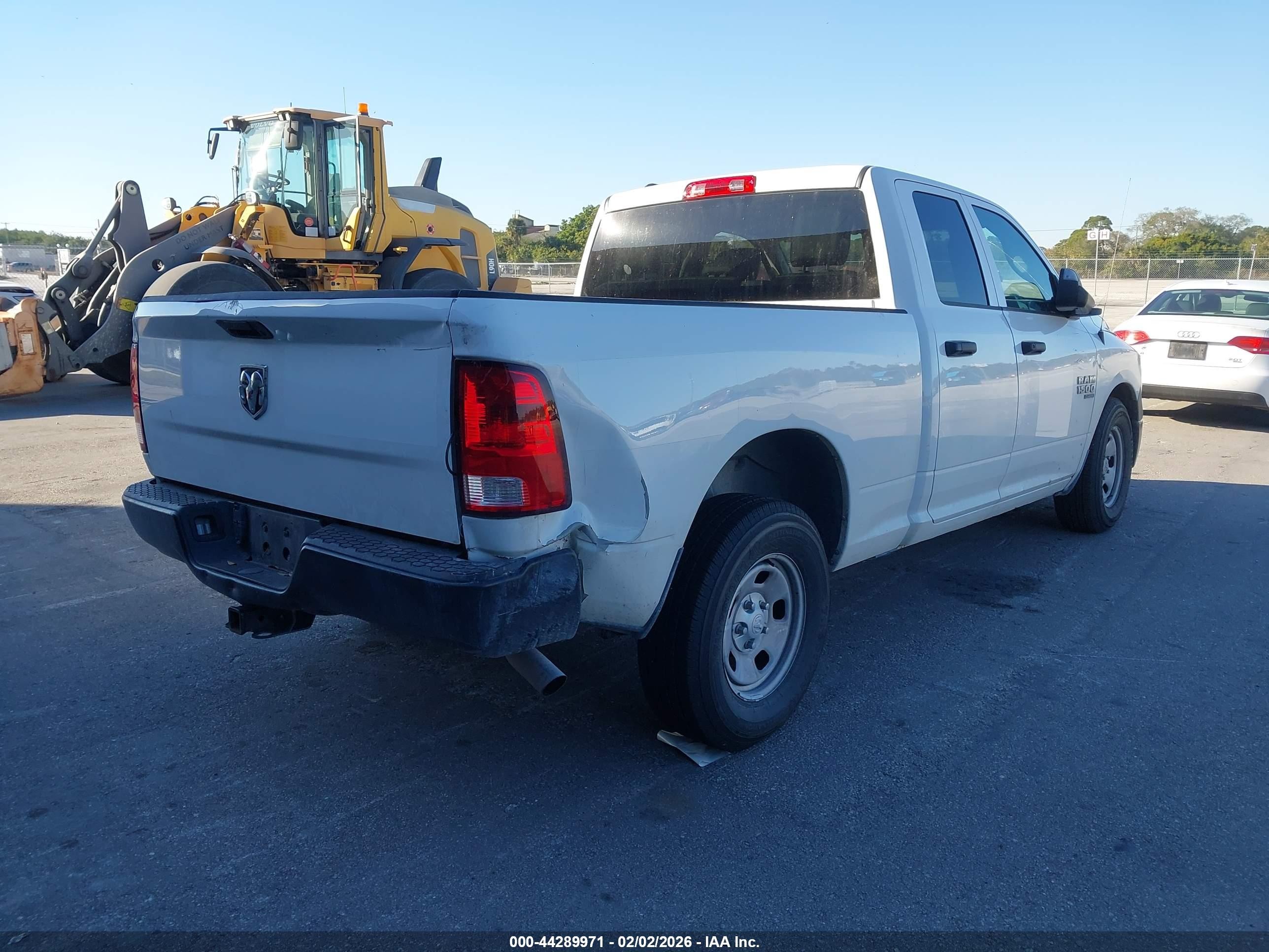 2023 Ram 1500 Classic Tradesman  4x2 6'4 Box White vin: 1C6RR6FG4PS592948