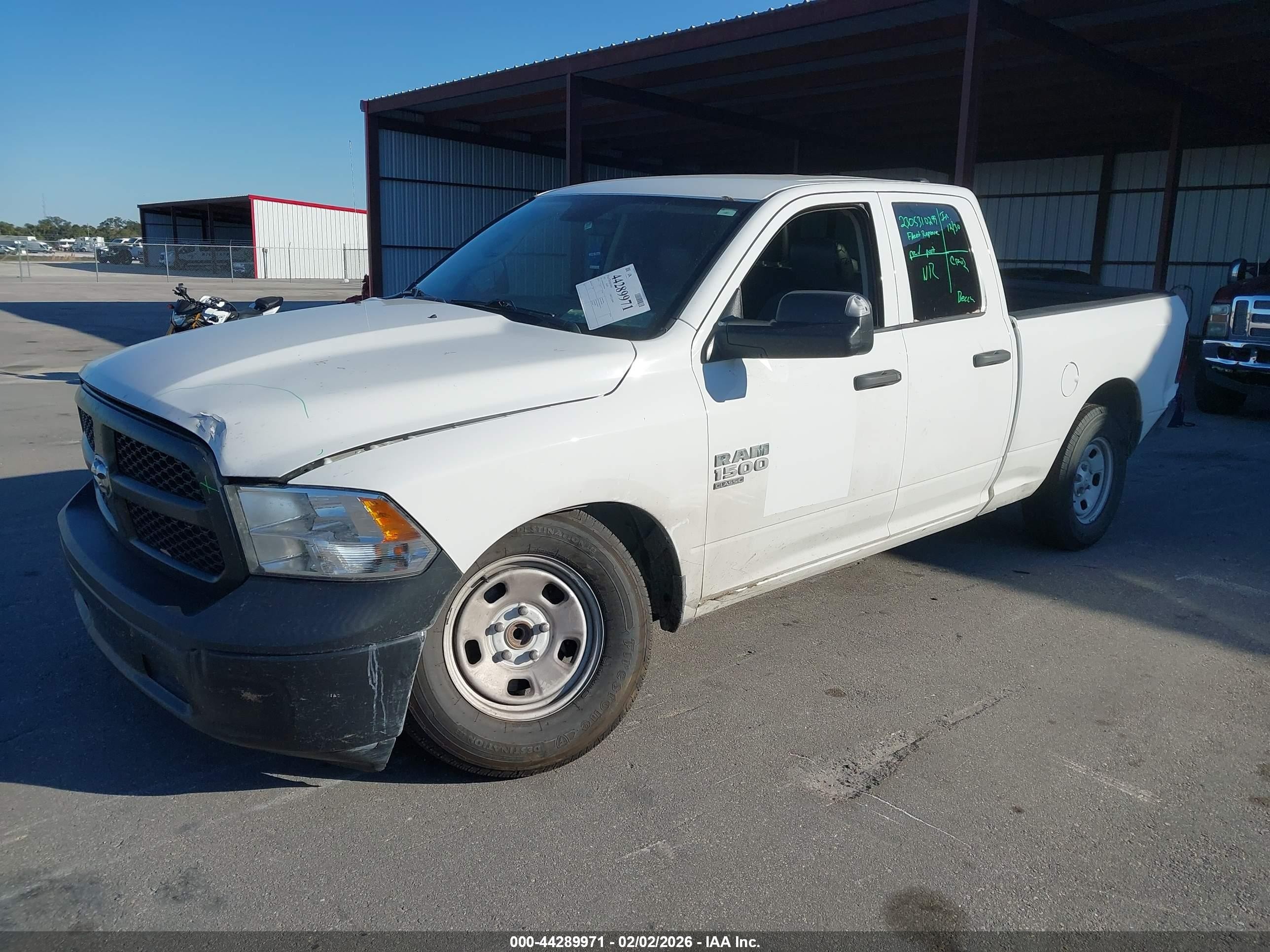 2023 Ram 1500 Classic Tradesman  4x2 6'4 Box White vin: 1C6RR6FG4PS592948