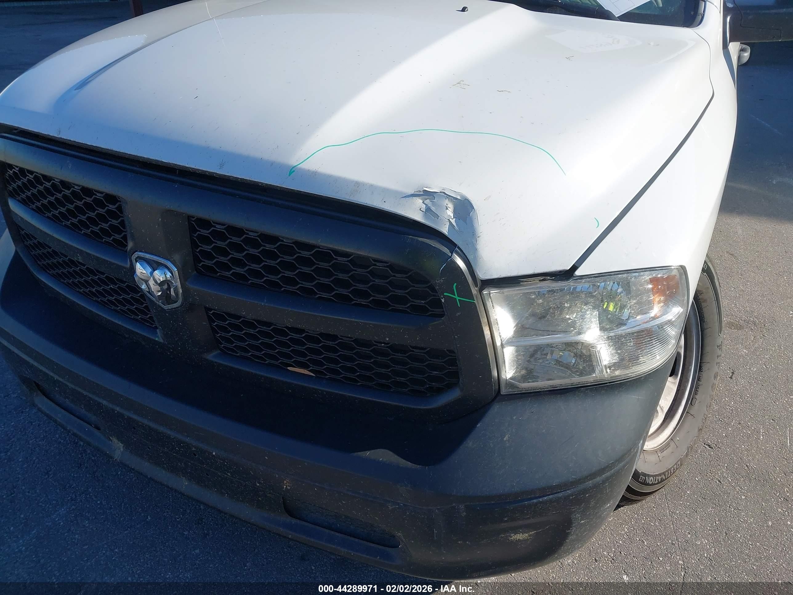 2023 Ram 1500 Classic Tradesman  4x2 6'4 Box White vin: 1C6RR6FG4PS592948