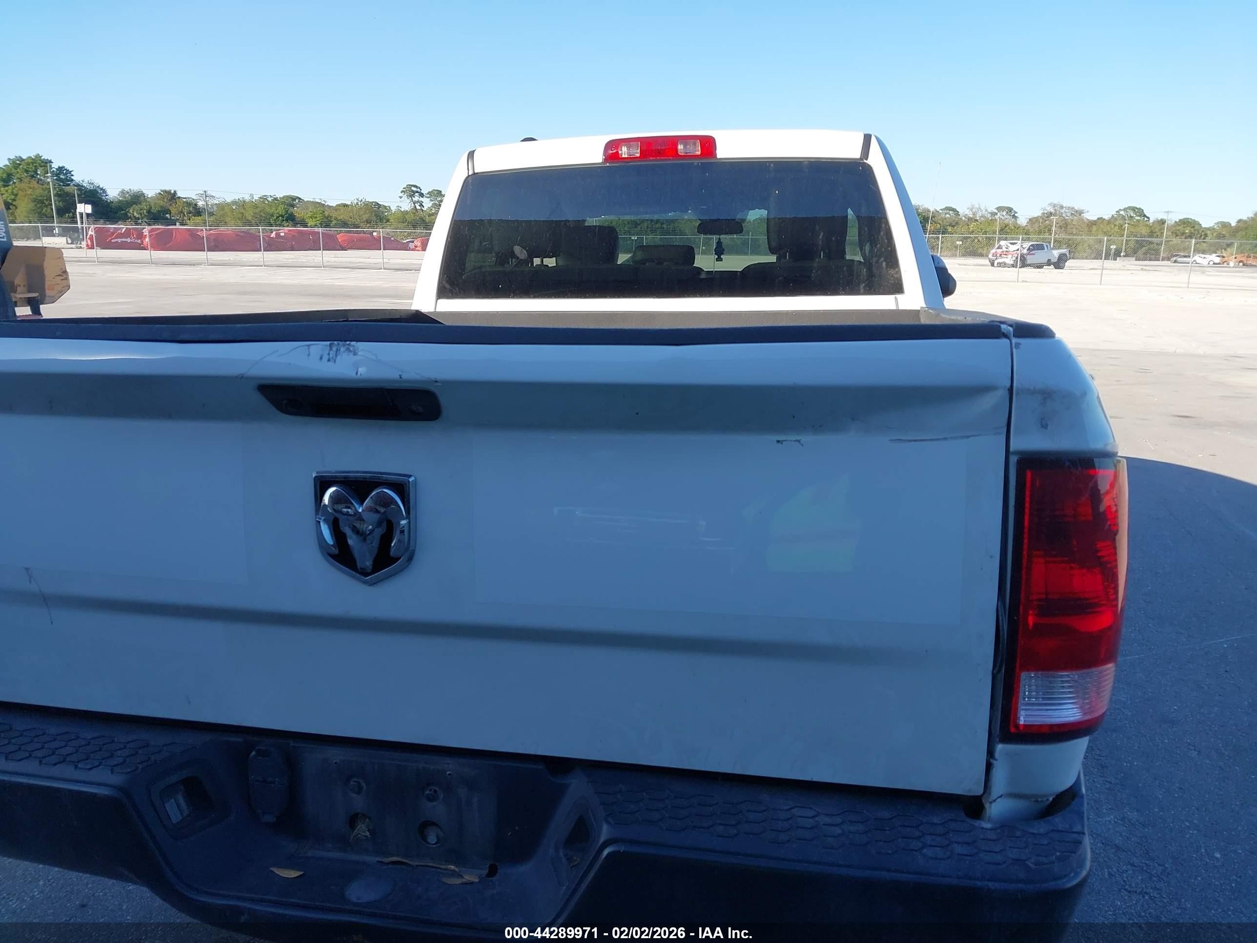 2023 Ram 1500 Classic Tradesman  4x2 6'4 Box White vin: 1C6RR6FG4PS592948