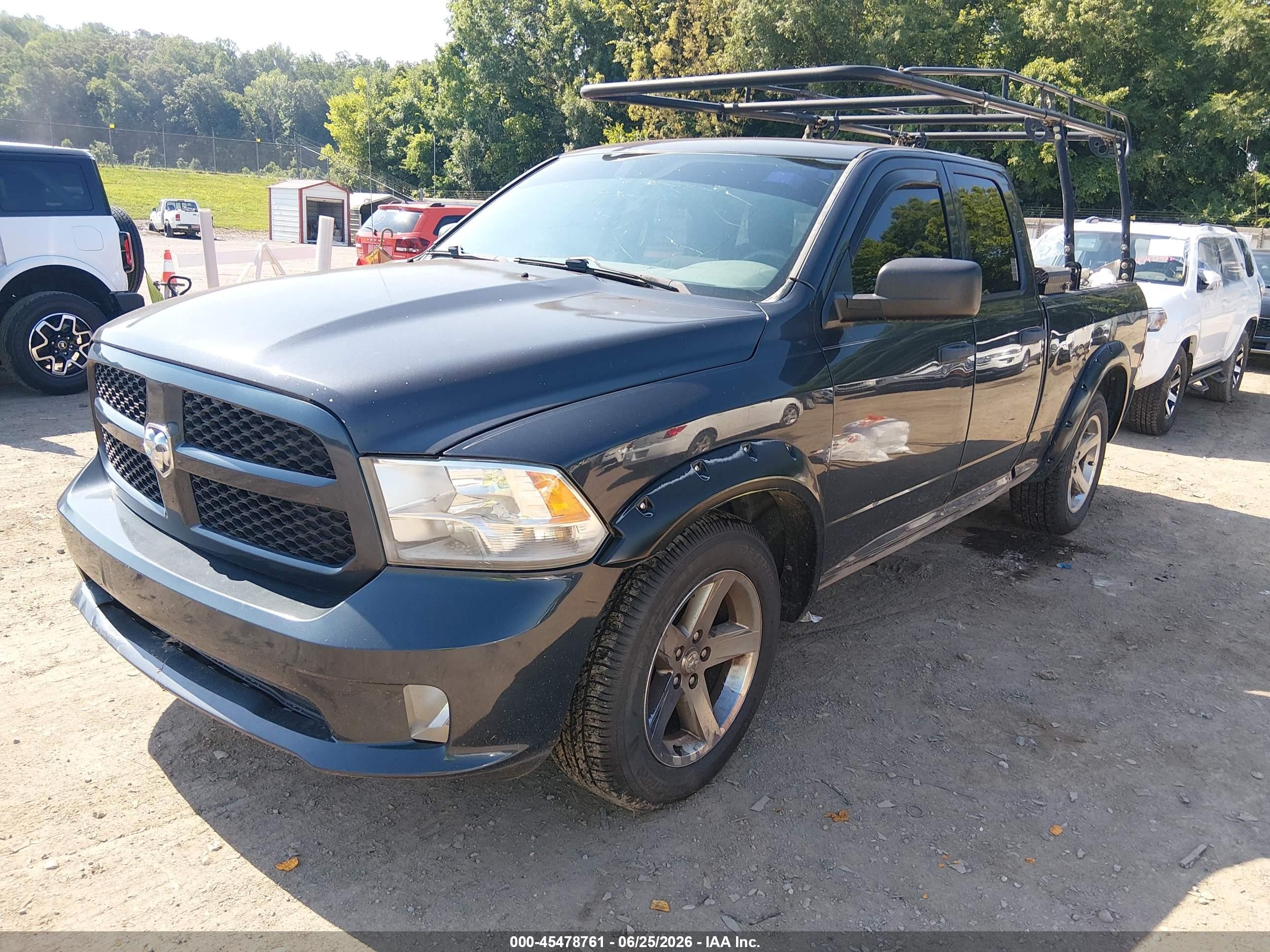 2014 Ram 1500 Tradesman Silver vin: 1C6RR6FG6ES440523
