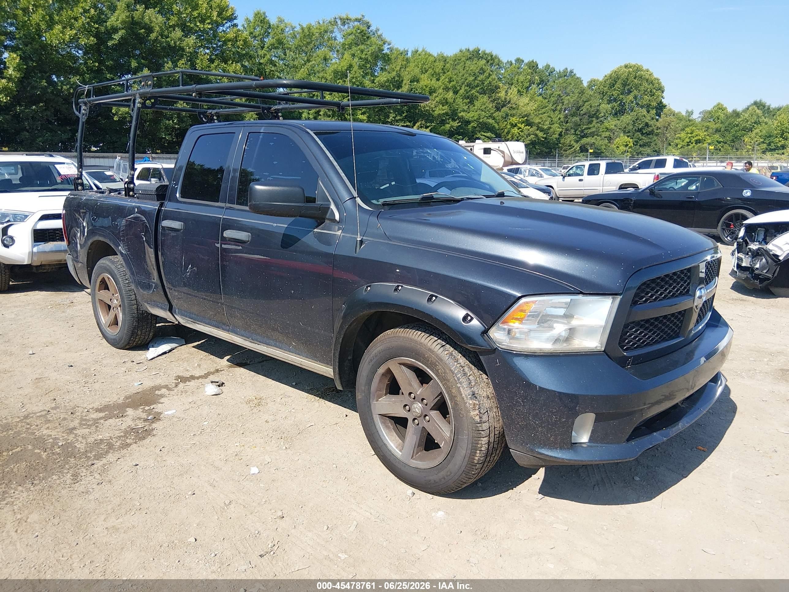 2014 Ram 1500 Tradesman Silver vin: 1C6RR6FG6ES440523