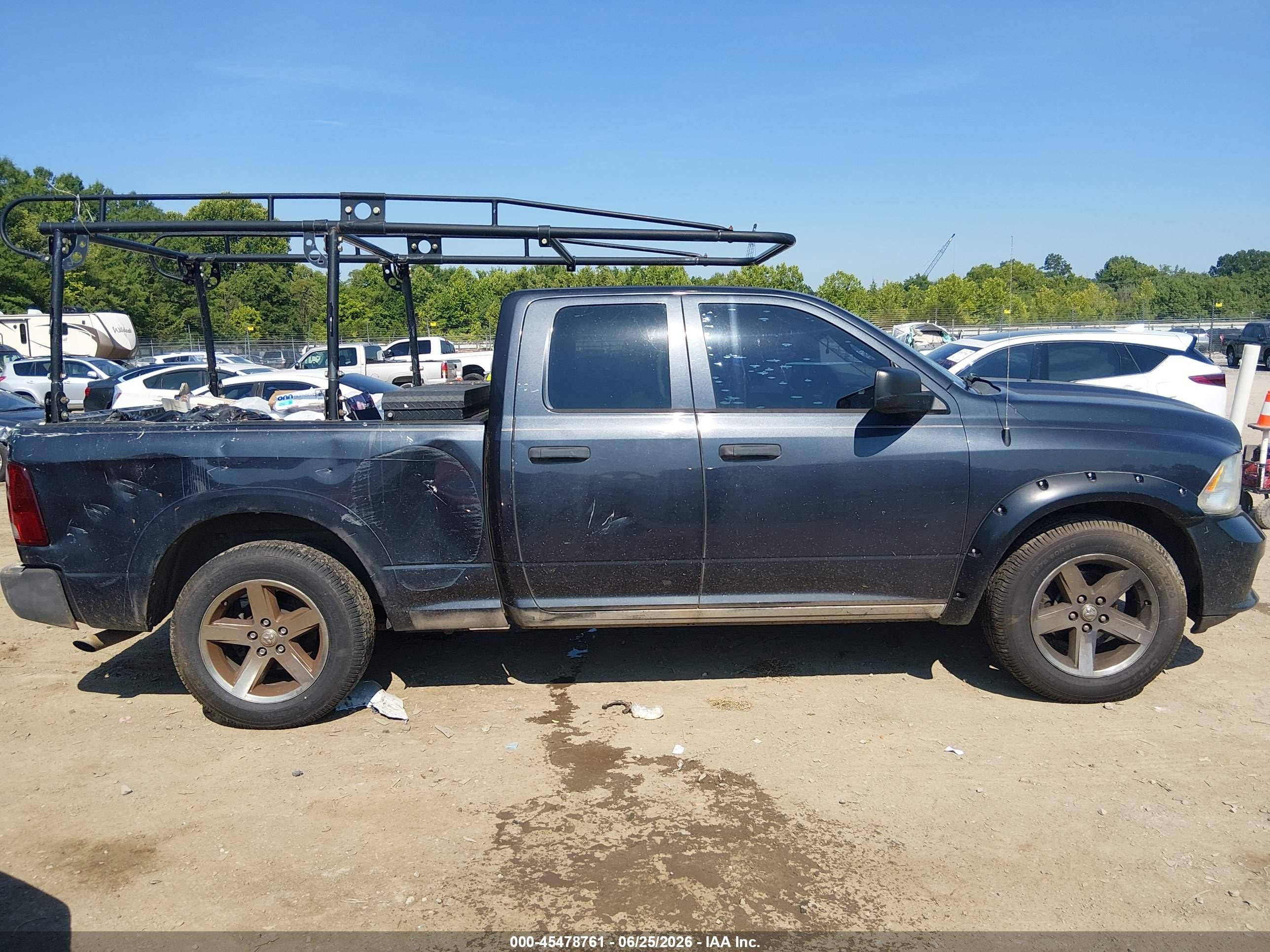 2014 Ram 1500 Tradesman Silver vin: 1C6RR6FG6ES440523