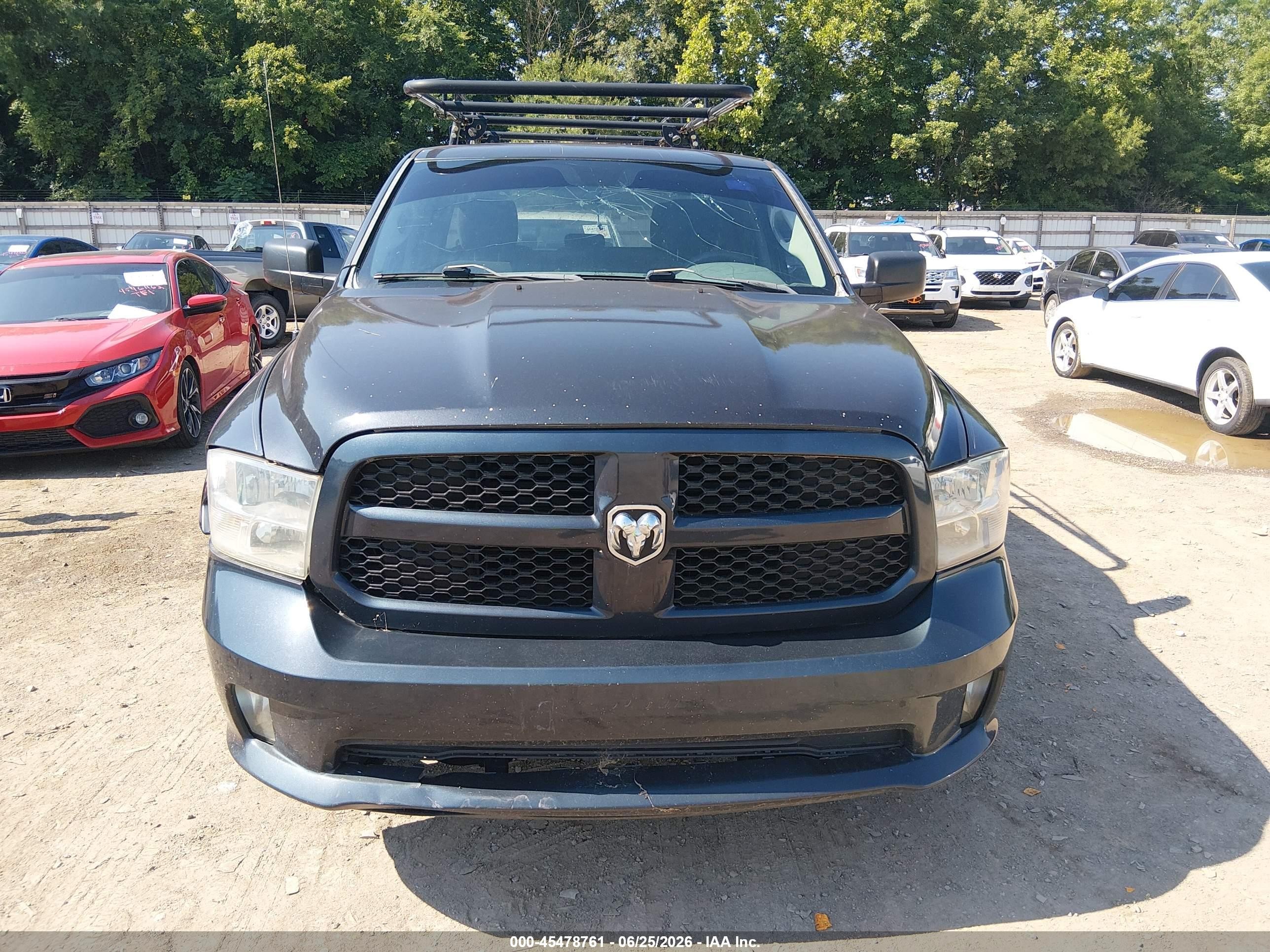 2014 Ram 1500 Tradesman Silver vin: 1C6RR6FG6ES440523