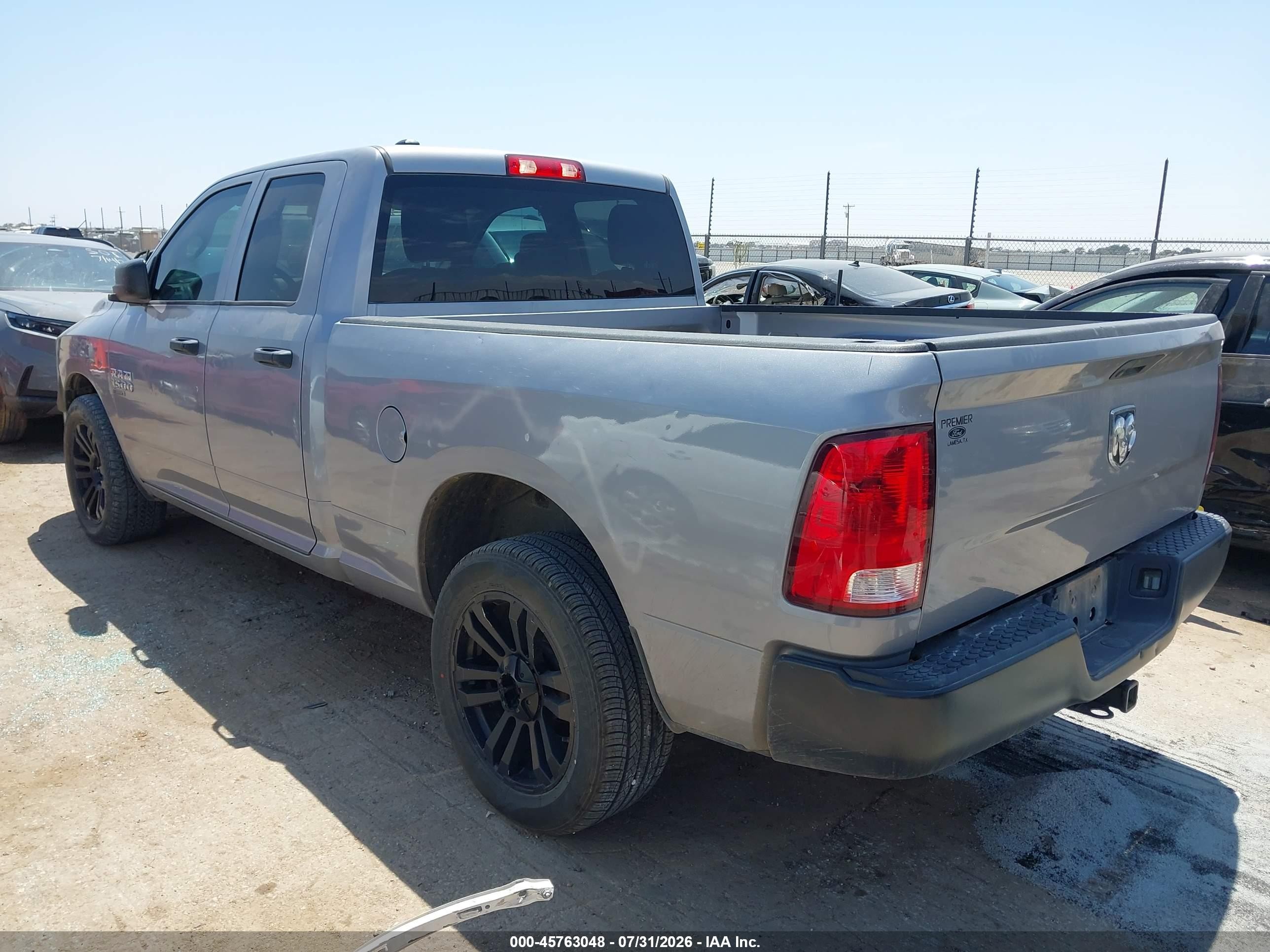 2020 Ram 1500 Classic Tradesman  4x2 6'4 Box Silver vin: 1C6RR6FG7LS139501