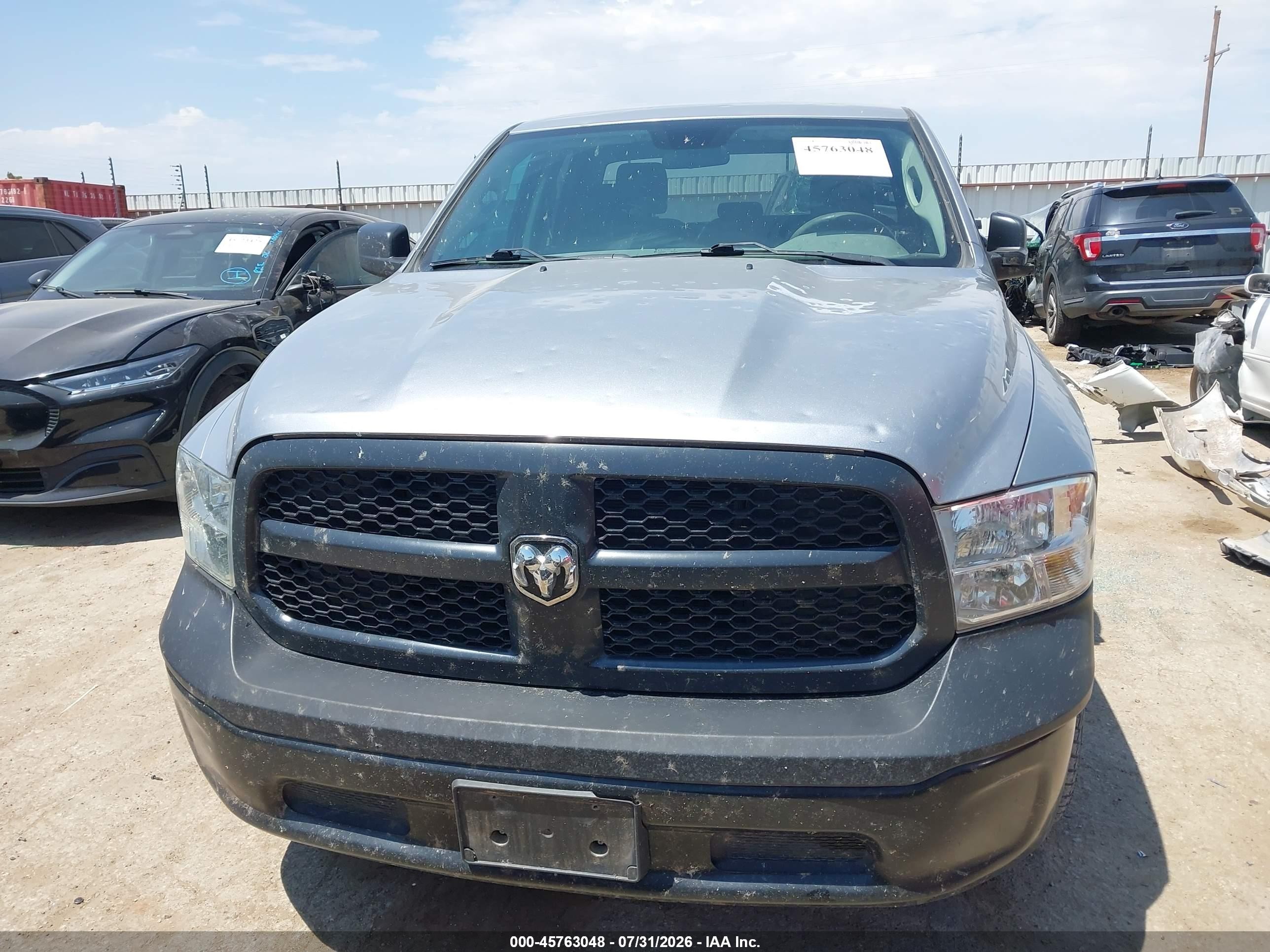 2020 Ram 1500 Classic Tradesman  4x2 6'4 Box Silver vin: 1C6RR6FG7LS139501