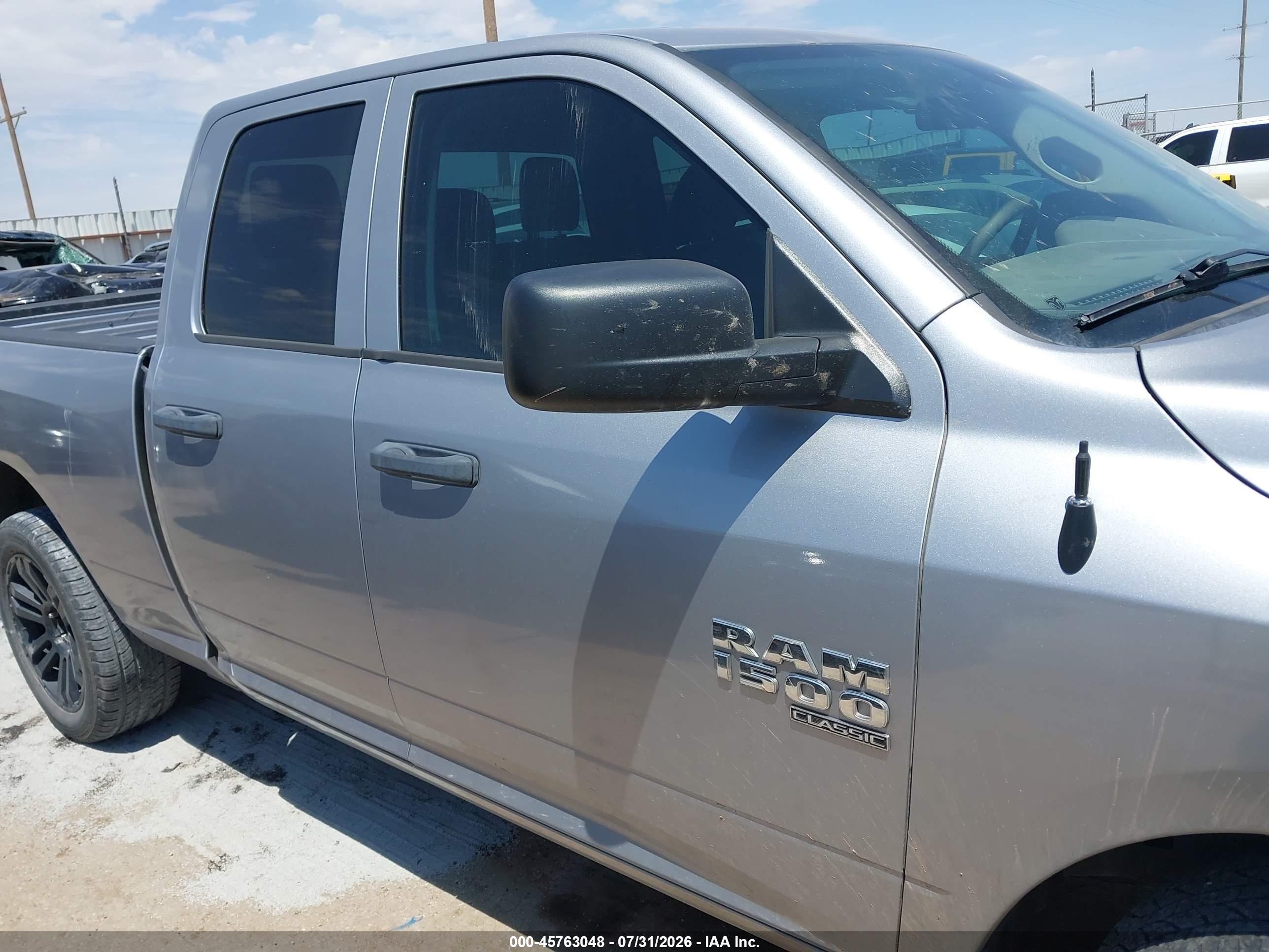 2020 Ram 1500 Classic Tradesman  4x2 6'4 Box Silver vin: 1C6RR6FG7LS139501