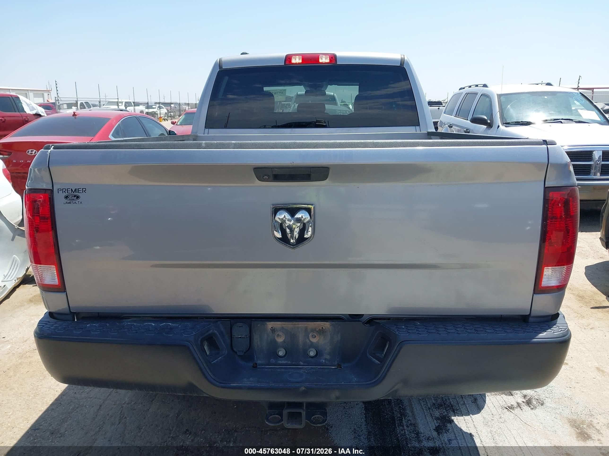 2020 Ram 1500 Classic Tradesman  4x2 6'4 Box Silver vin: 1C6RR6FG7LS139501