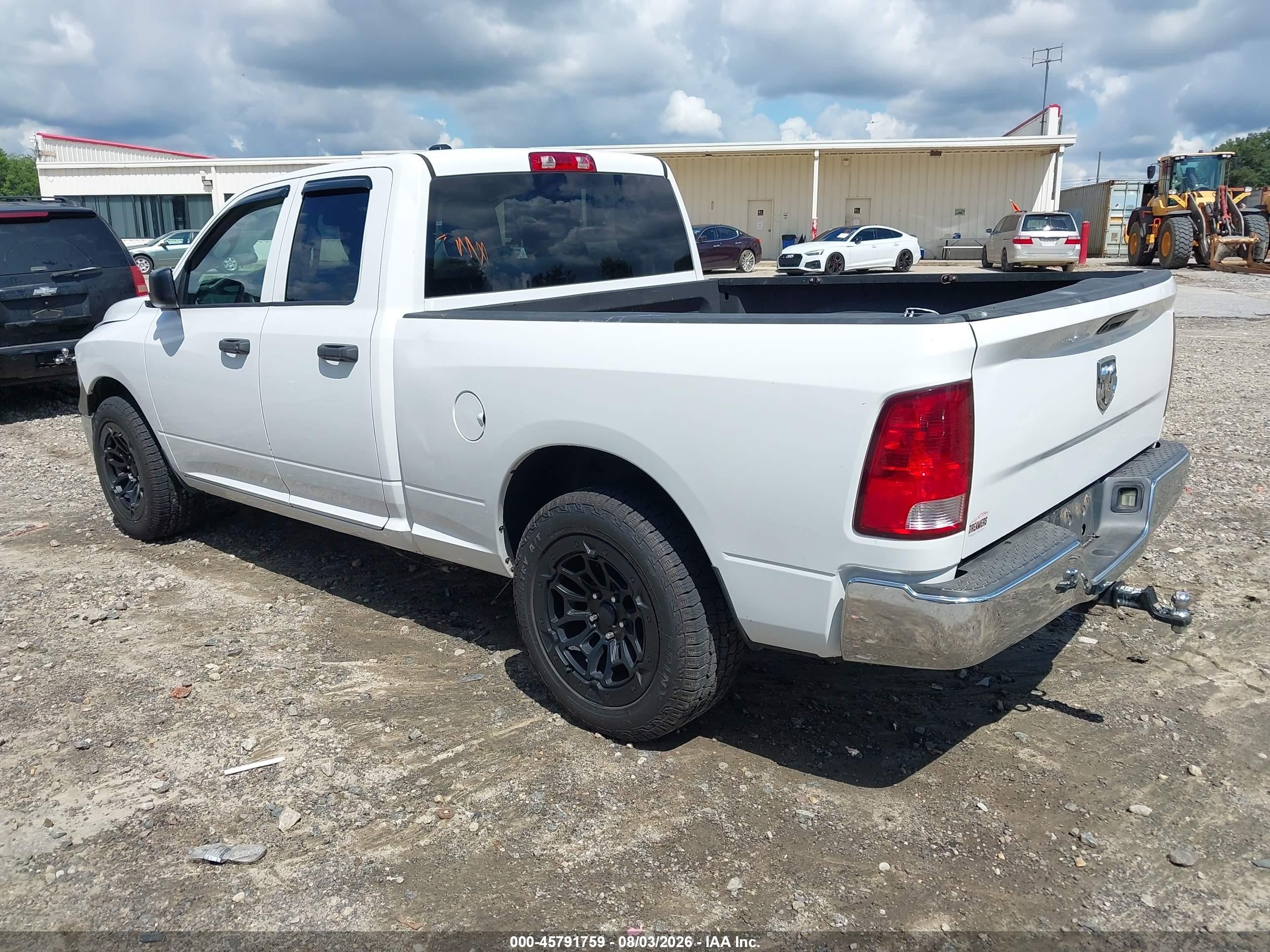 2014 Ram 1500 Tradesman White vin: 1C6RR6FG9ES408519