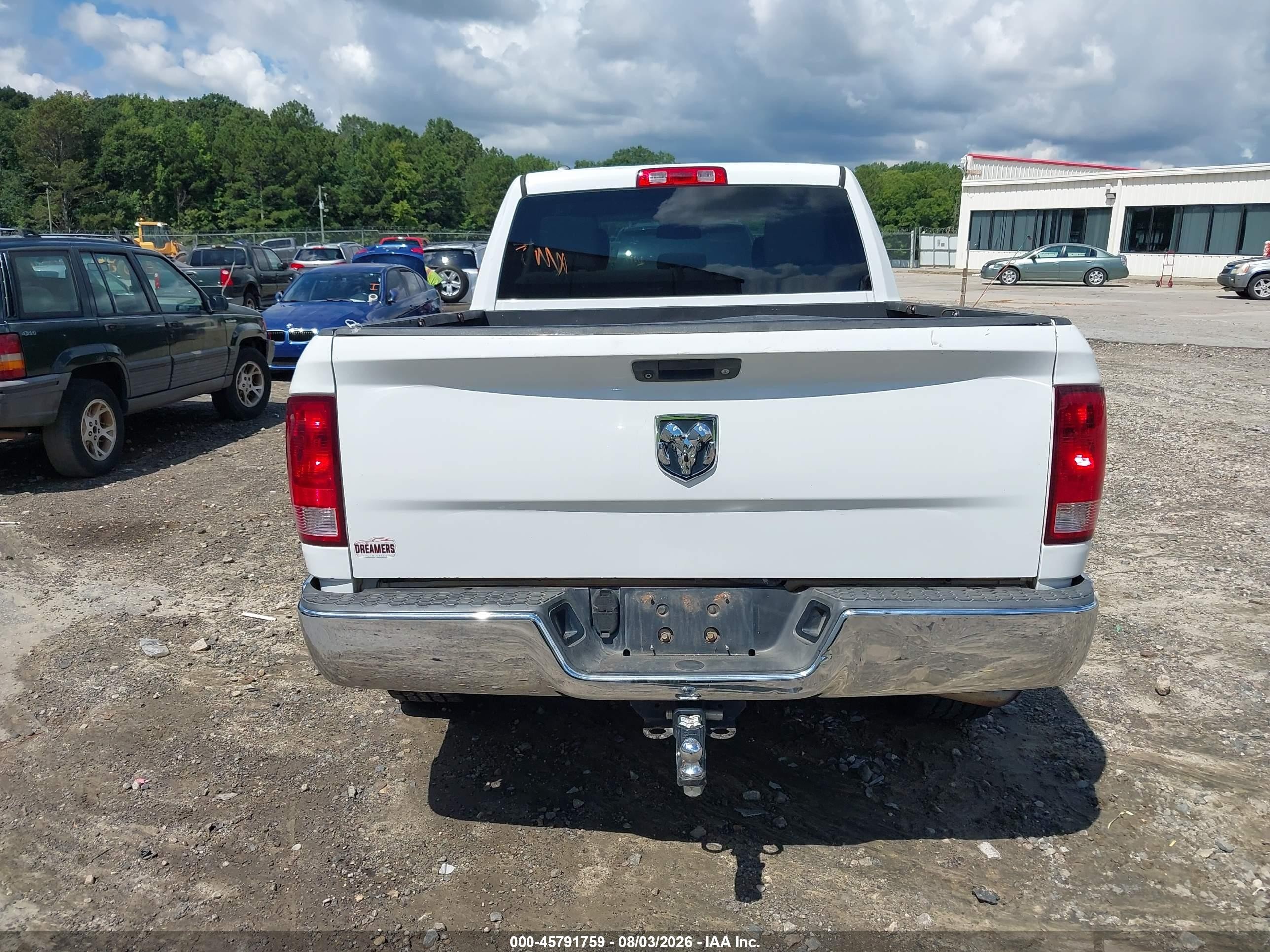 2014 Ram 1500 Tradesman White vin: 1C6RR6FG9ES408519