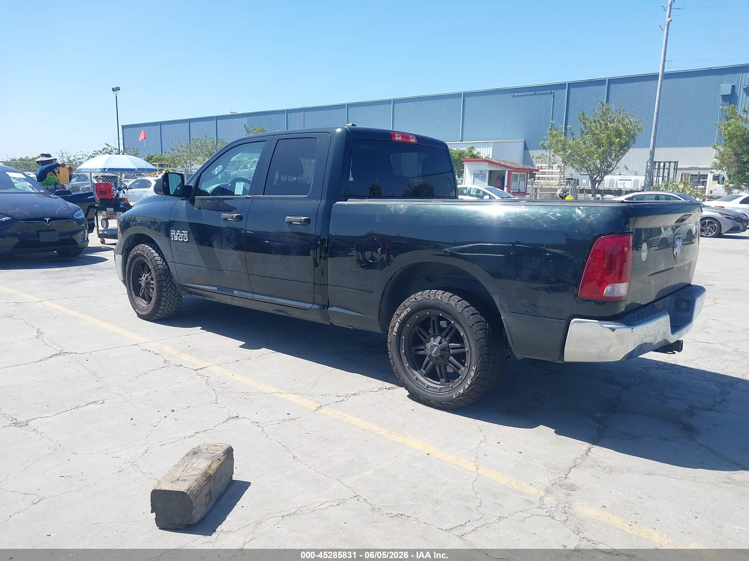 2015 Ram 1500 Tradesman Black vin: 1C6RR6FG9FS693059