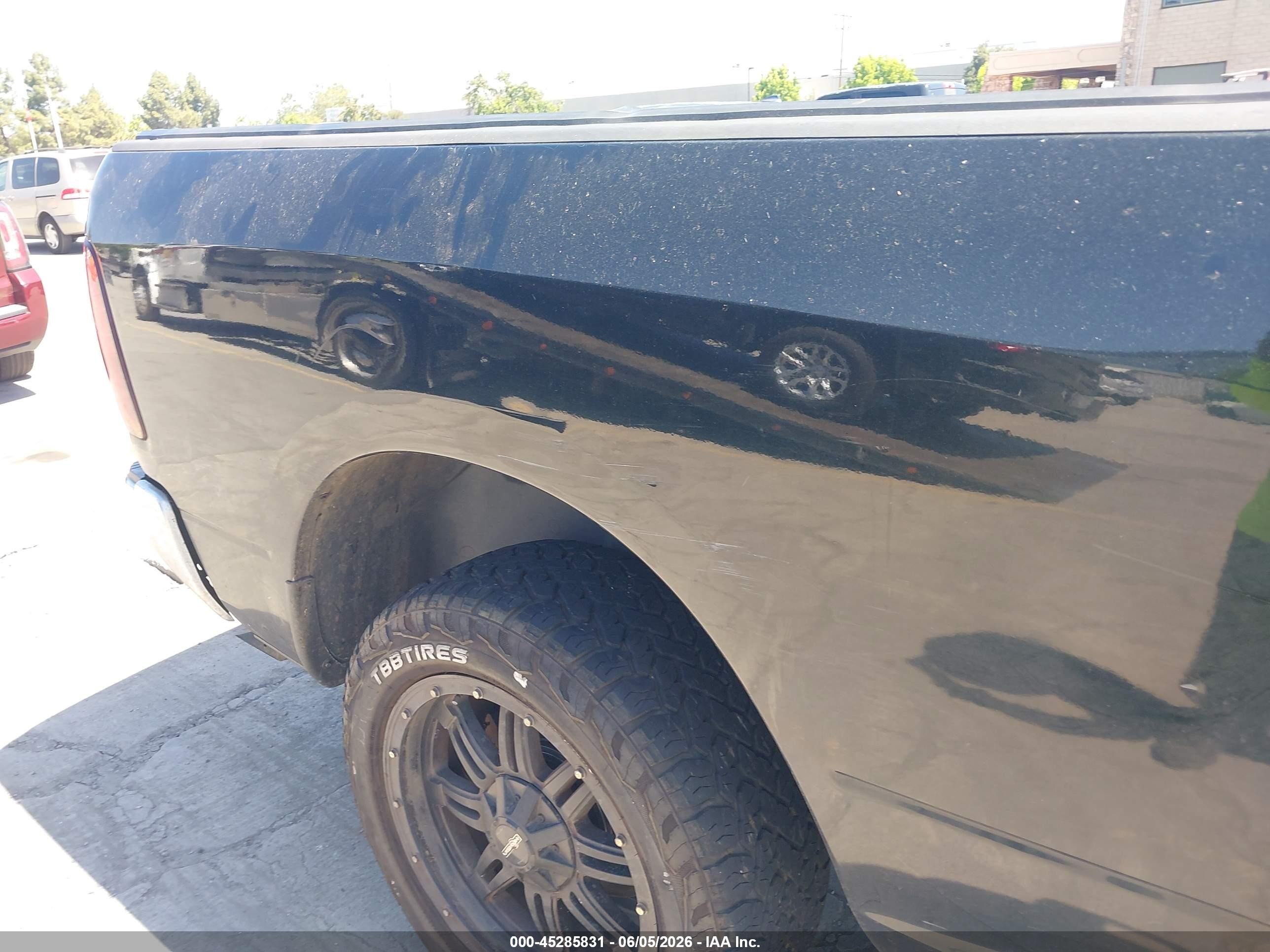 2015 Ram 1500 Tradesman Black vin: 1C6RR6FG9FS693059