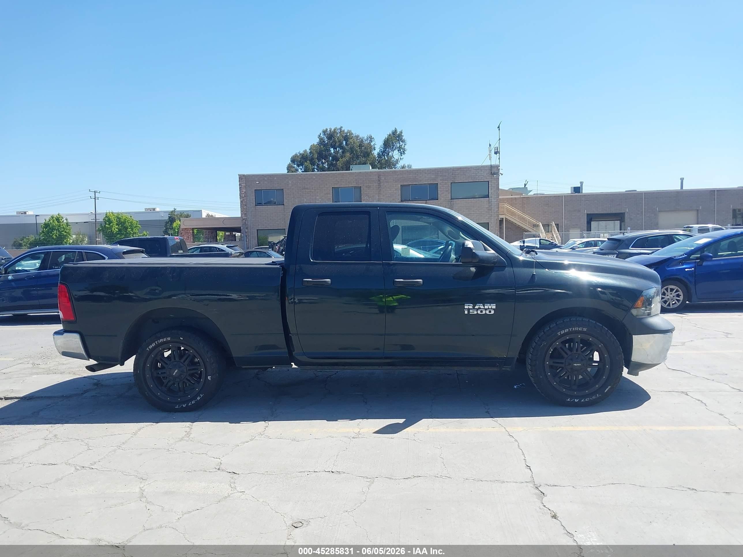 2015 Ram 1500 Tradesman Black vin: 1C6RR6FG9FS693059