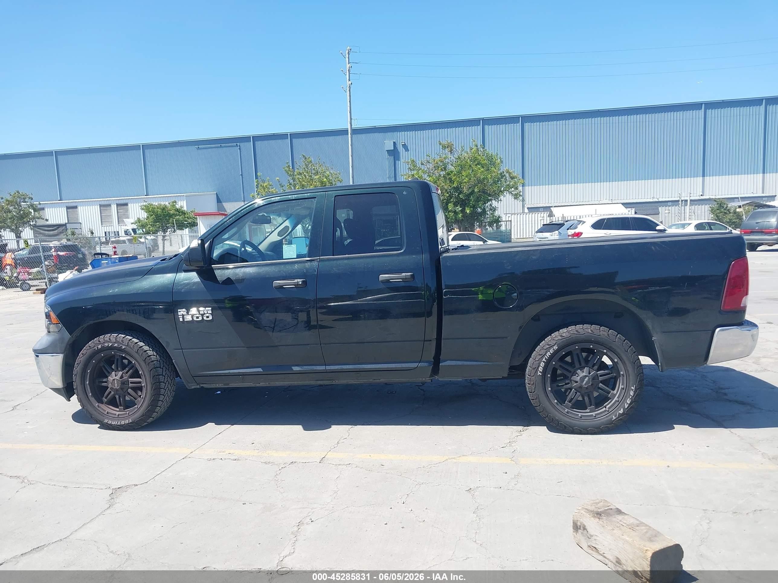 2015 Ram 1500 Tradesman Black vin: 1C6RR6FG9FS693059