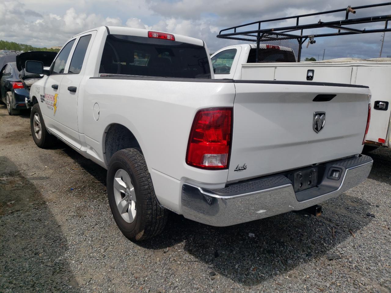2020 Ram 1500 Classic Tradesman White vin: 1C6RR6FG9LS158616