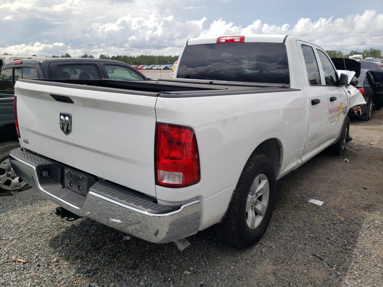 2020 Ram 1500 Classic Tradesman White vin: 1C6RR6FG9LS158616