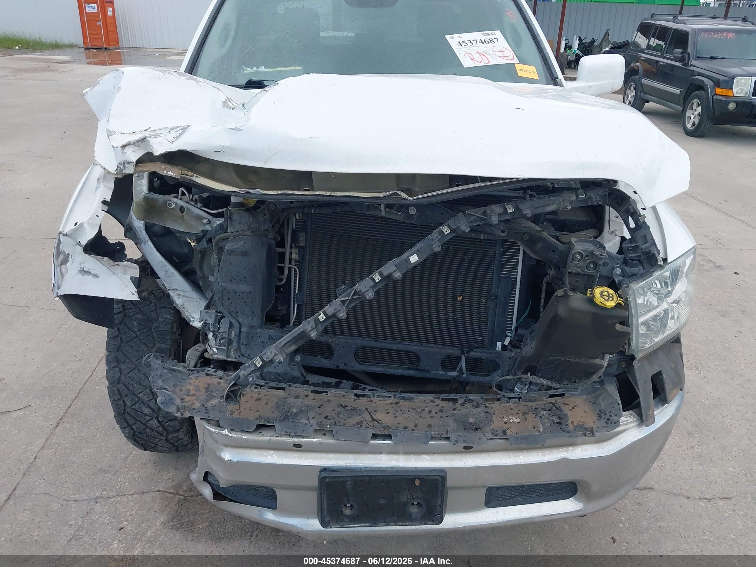 2013 Ram 1500 Tradesman White vin: 1C6RR6FP0DS500858